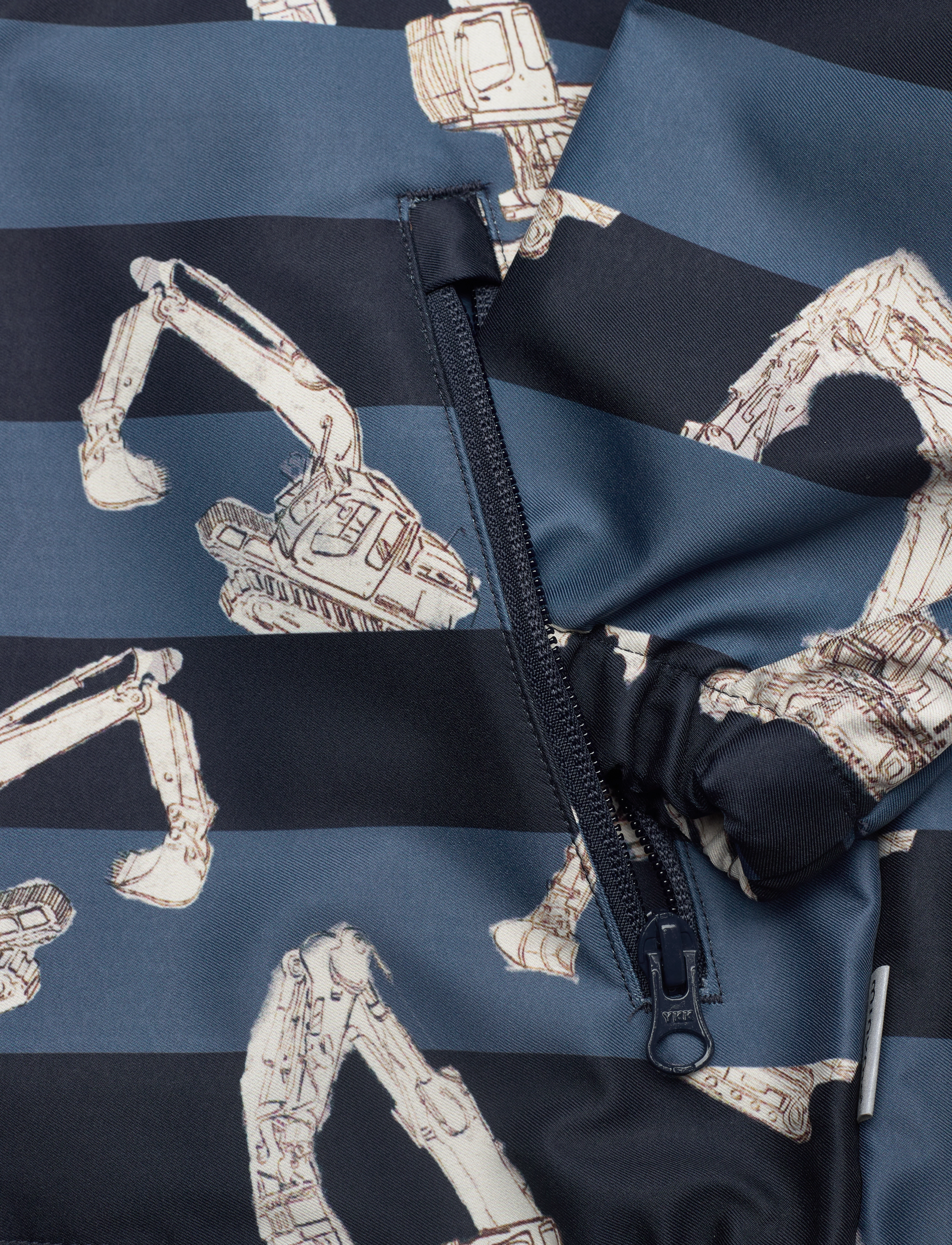Minymo - Softshell Jacket AOP - blue nights - 3