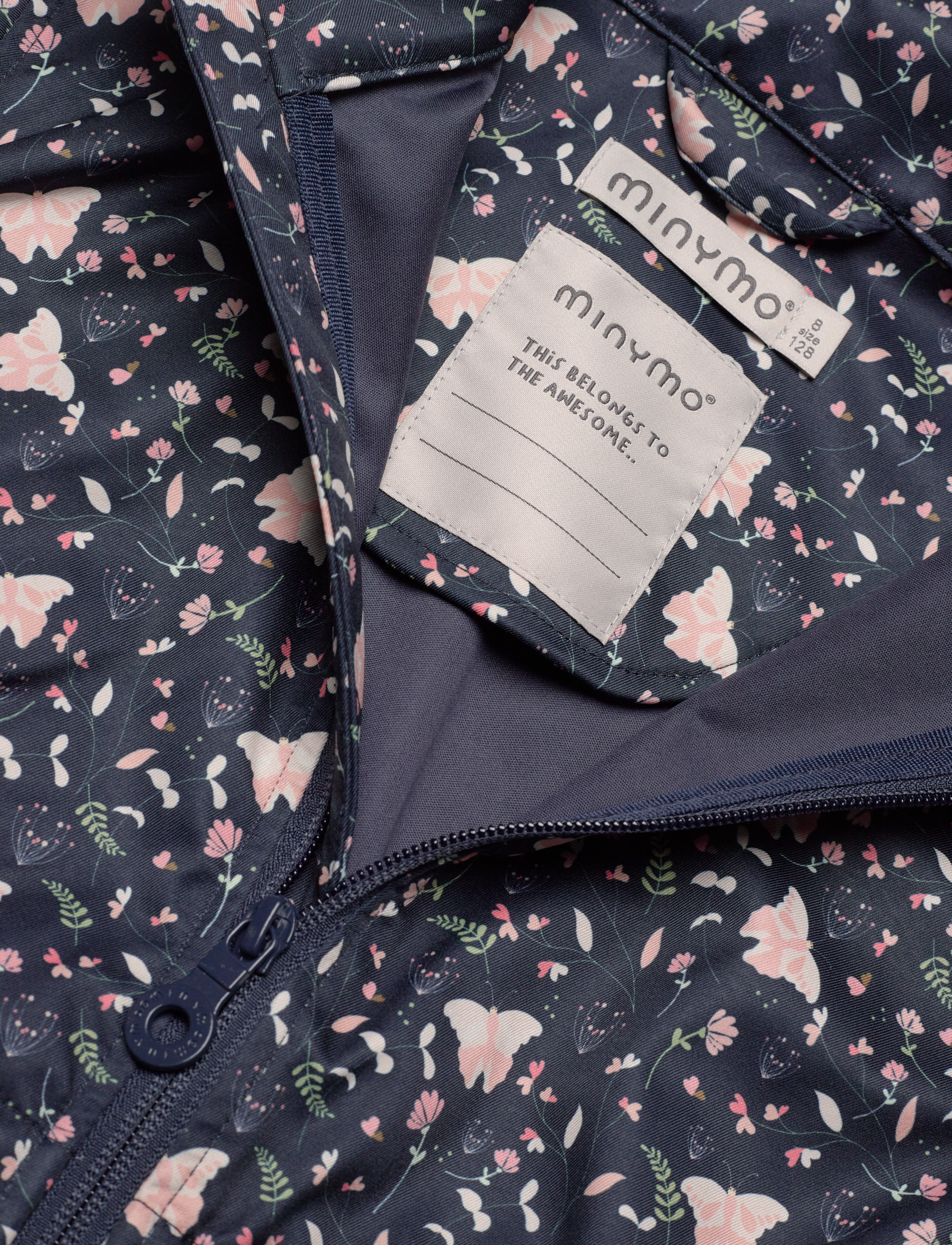 Minymo - Softshell Jacket AOP - blue nights - 2