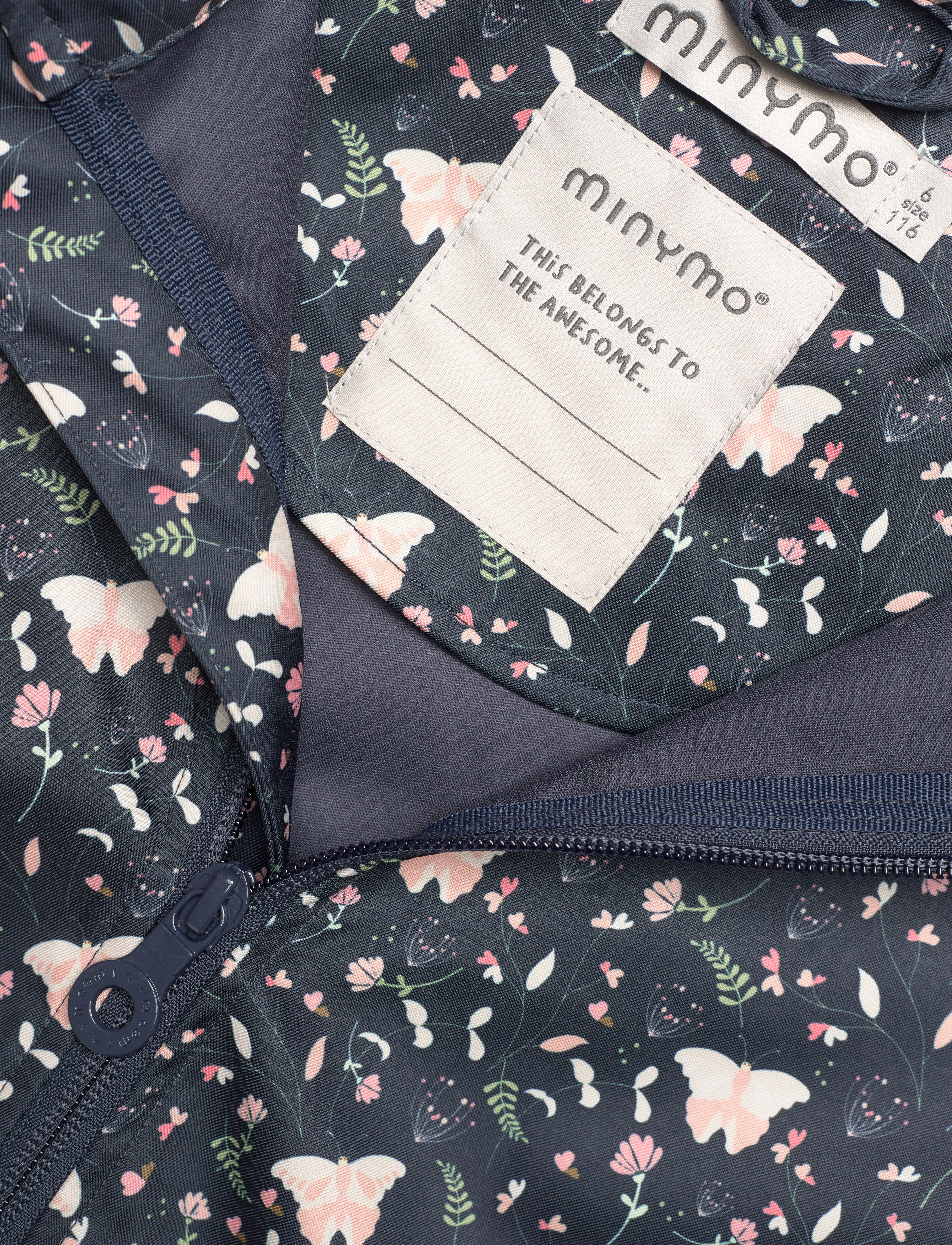 Minymo - Softshell Suit AOP - blue nights - 2