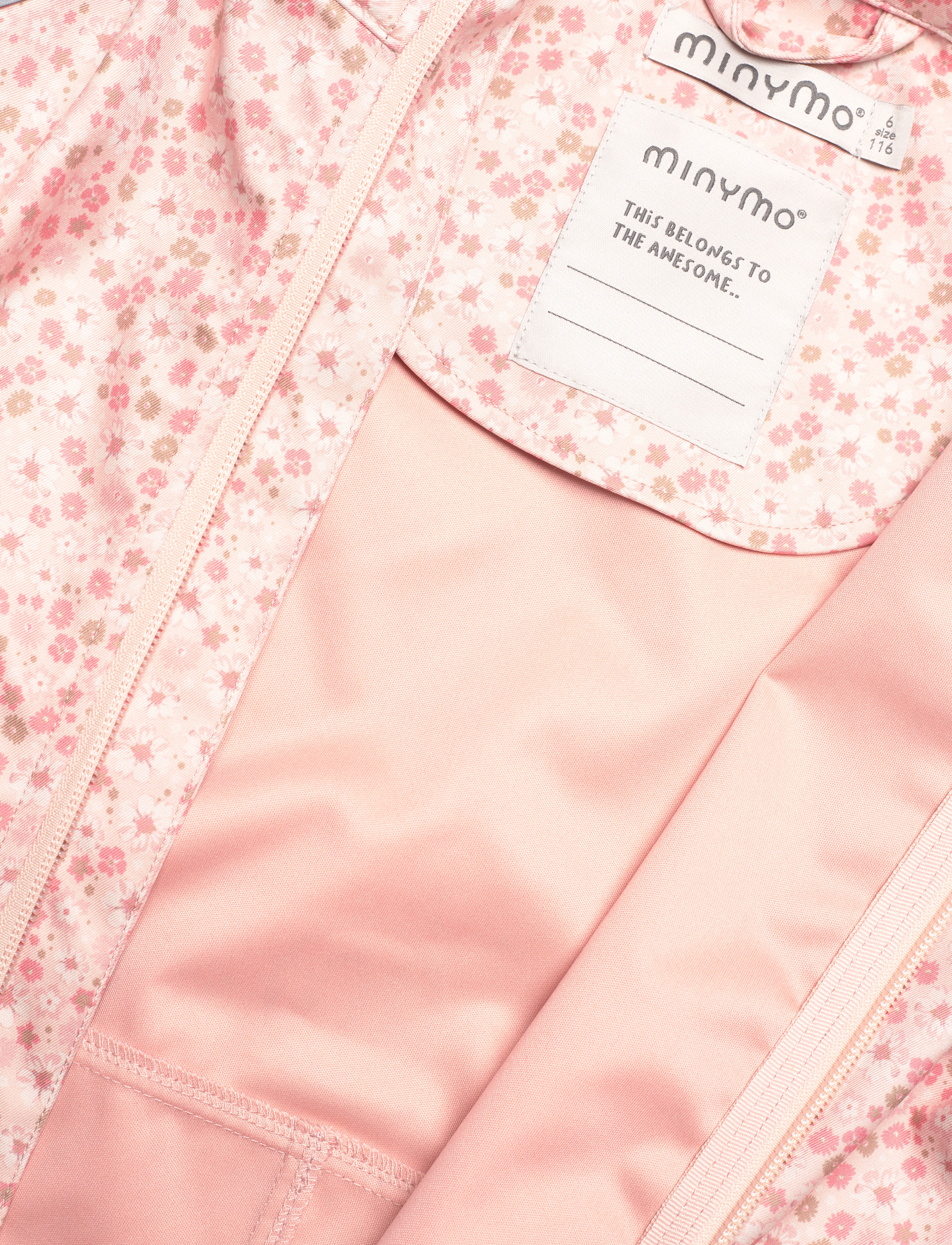 Minymo - Softshell Suit AOP - peach beige - 5