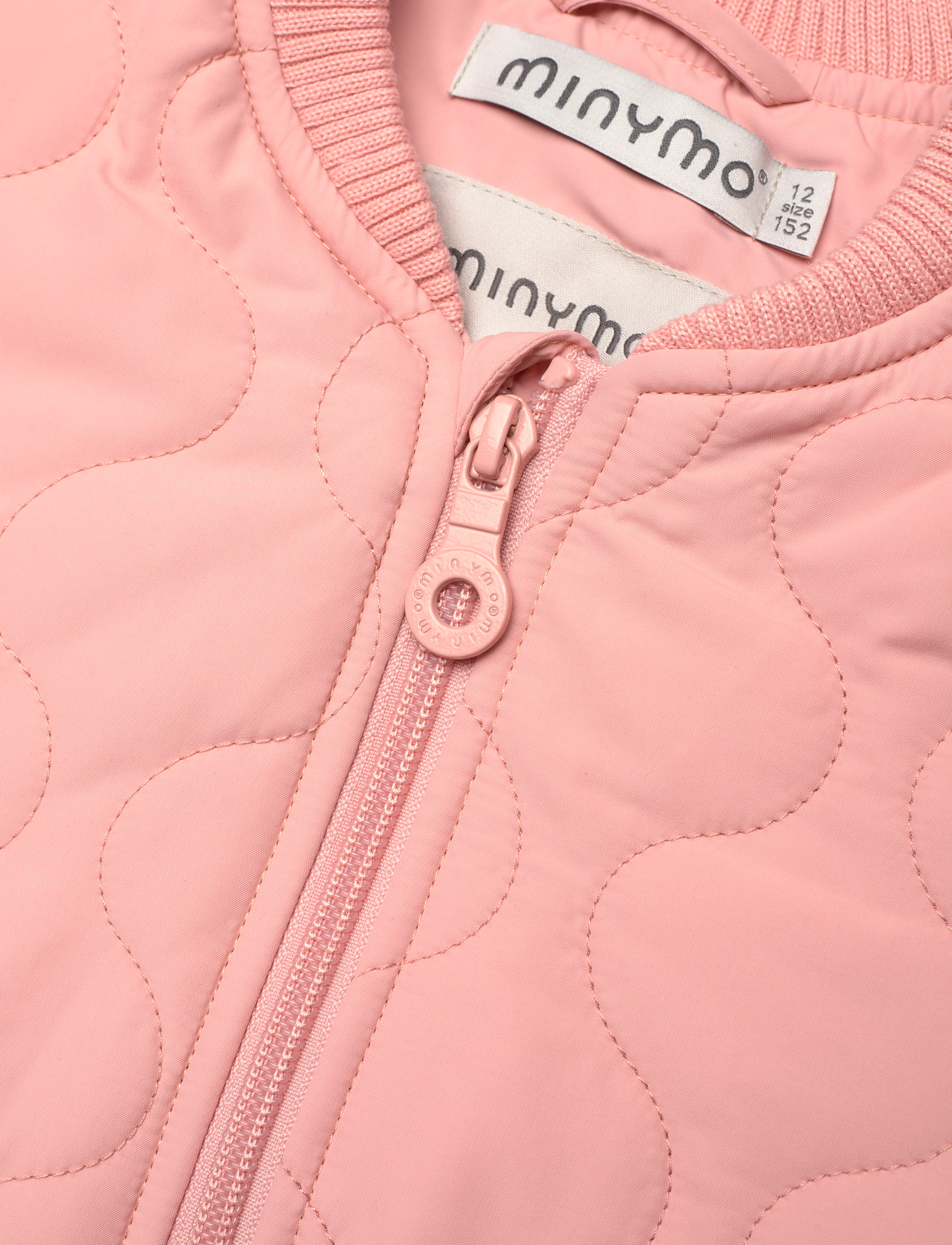 Minymo - Quilt Jacket - Girls - peach beige - 2