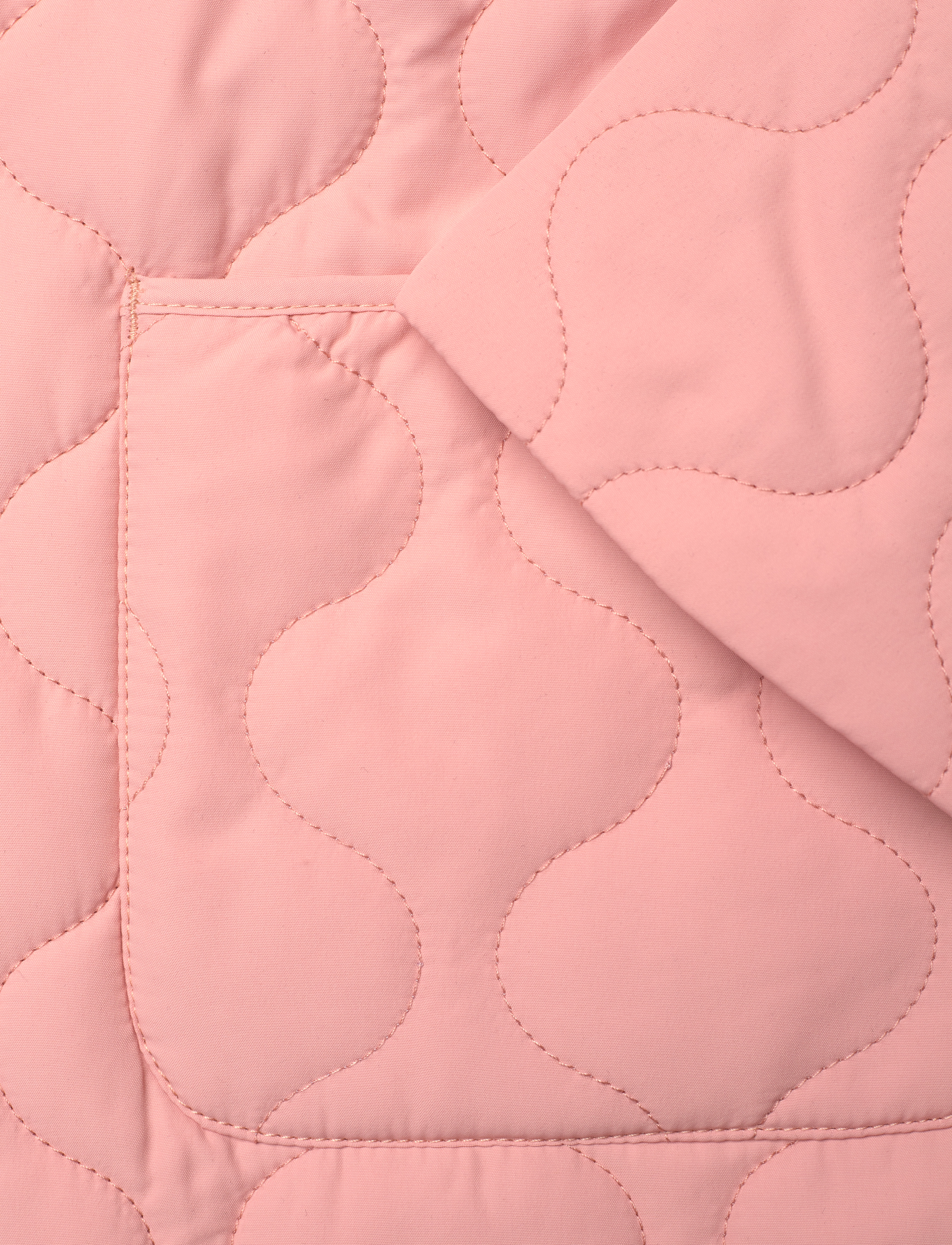 Minymo - Quilt Jacket - Girls - peach beige - 3