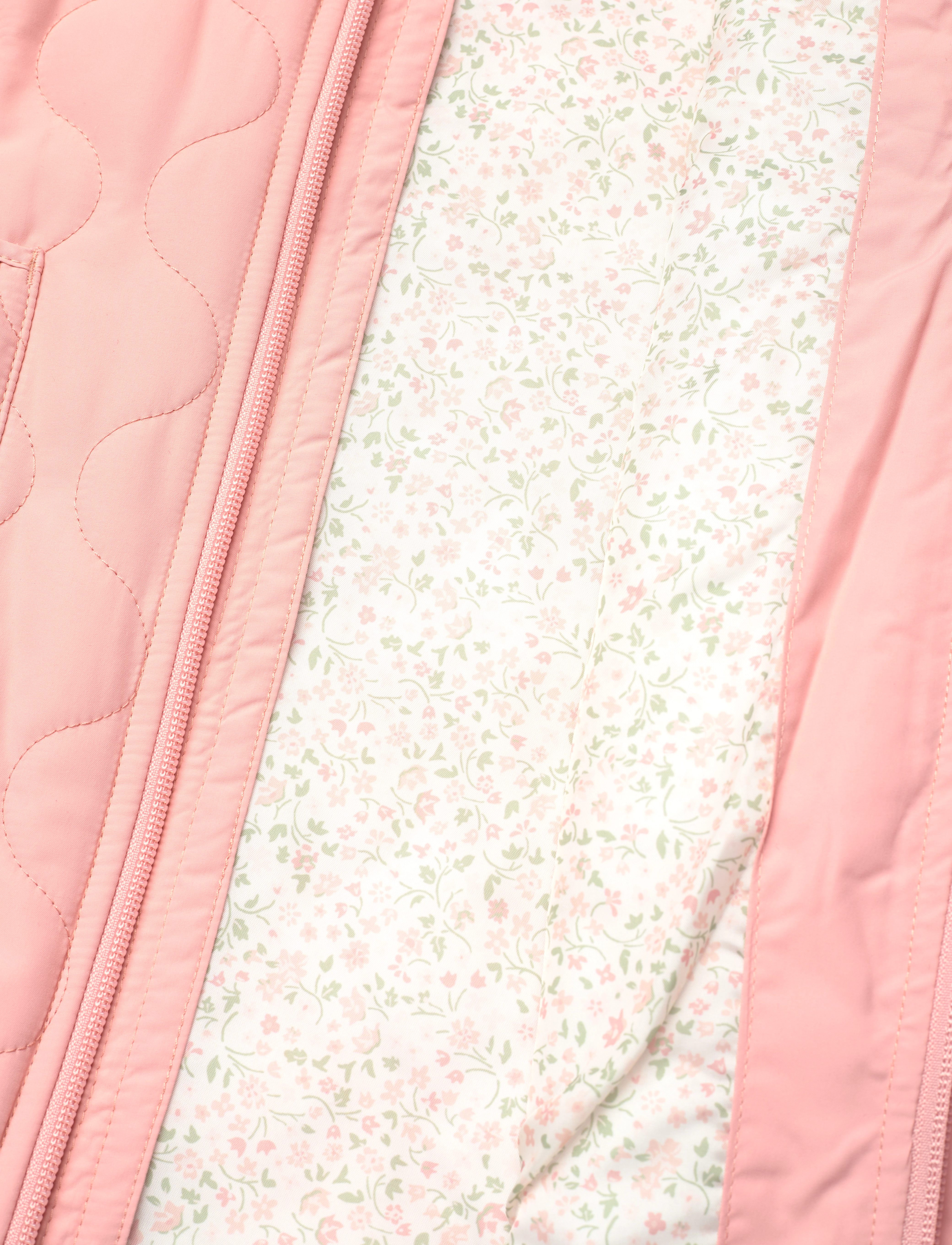 Minymo - Quilt Jacket - Girls - peach beige - 4