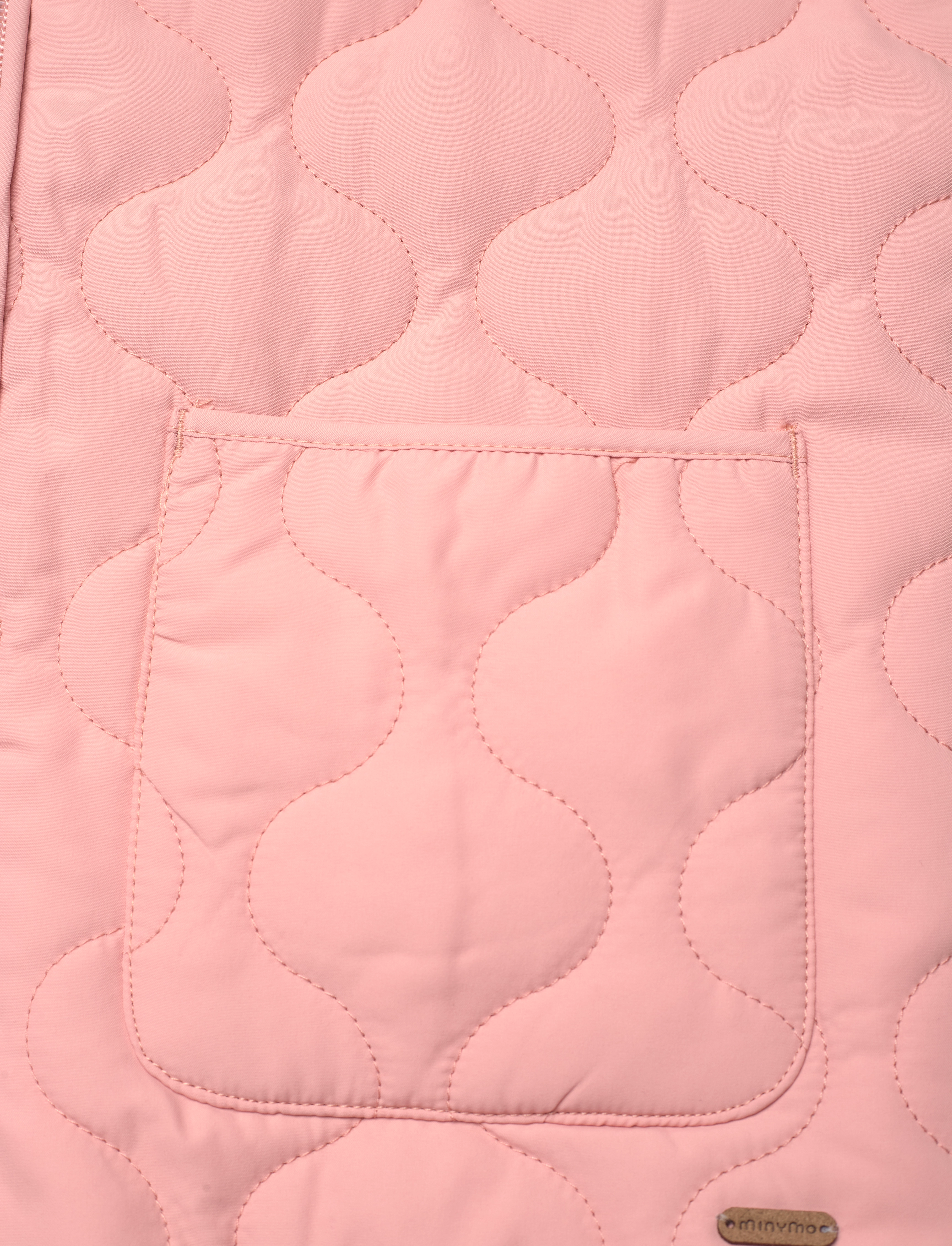 Minymo - Quilt Vest - Girls - peach beige - 3