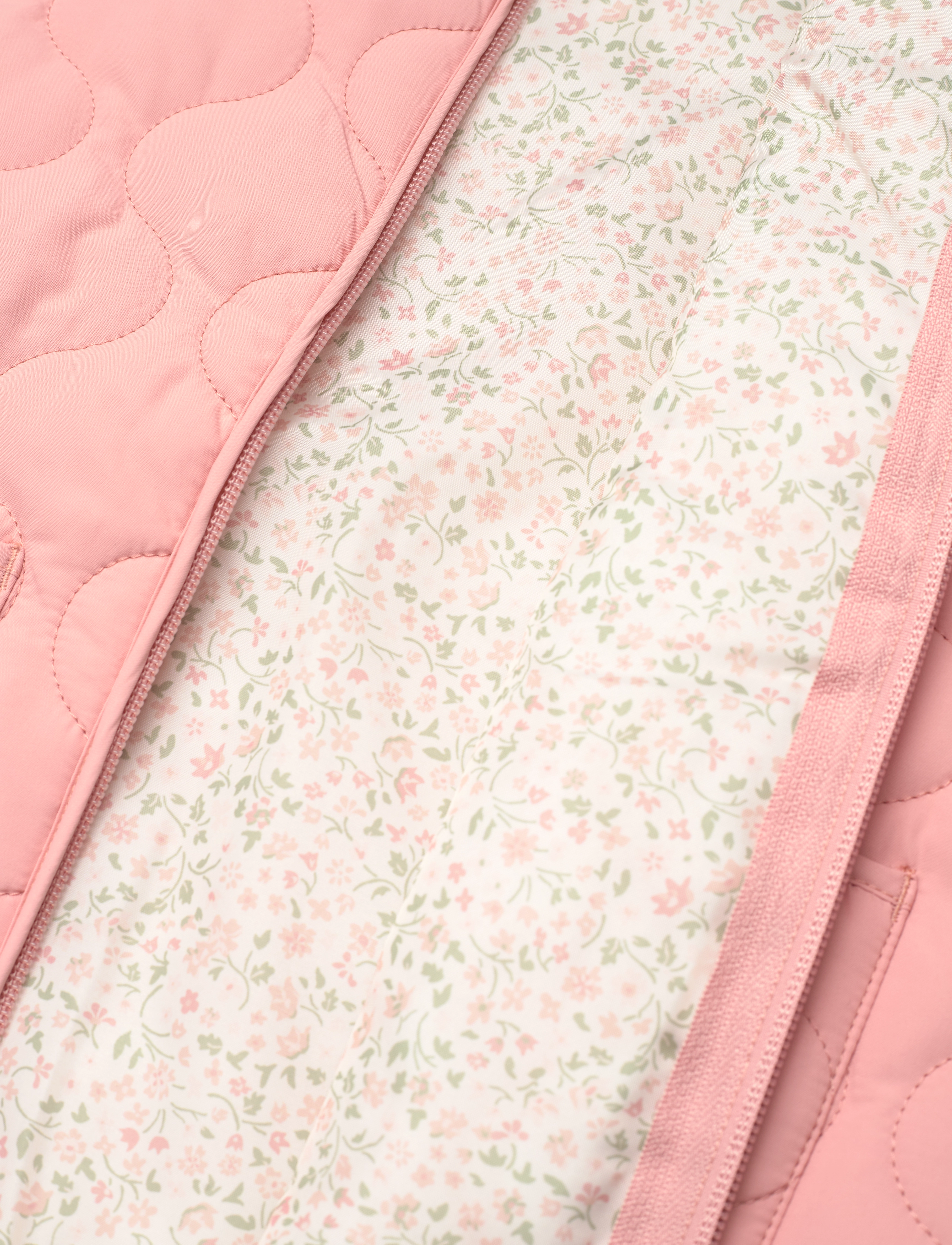 Minymo - Quilt Vest - Girls - peach beige - 4