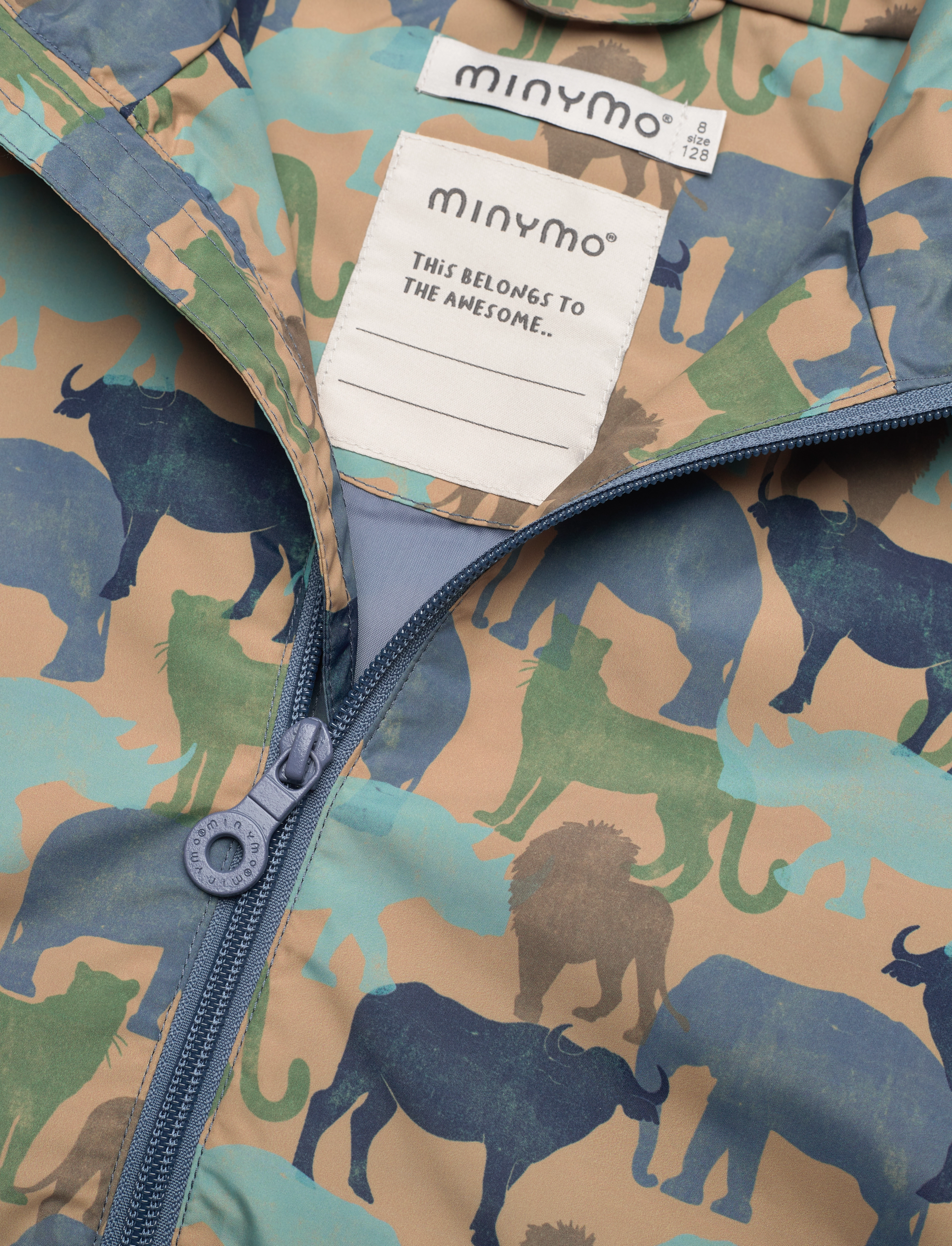 Minymo - Jacket AOP - china blue - 2