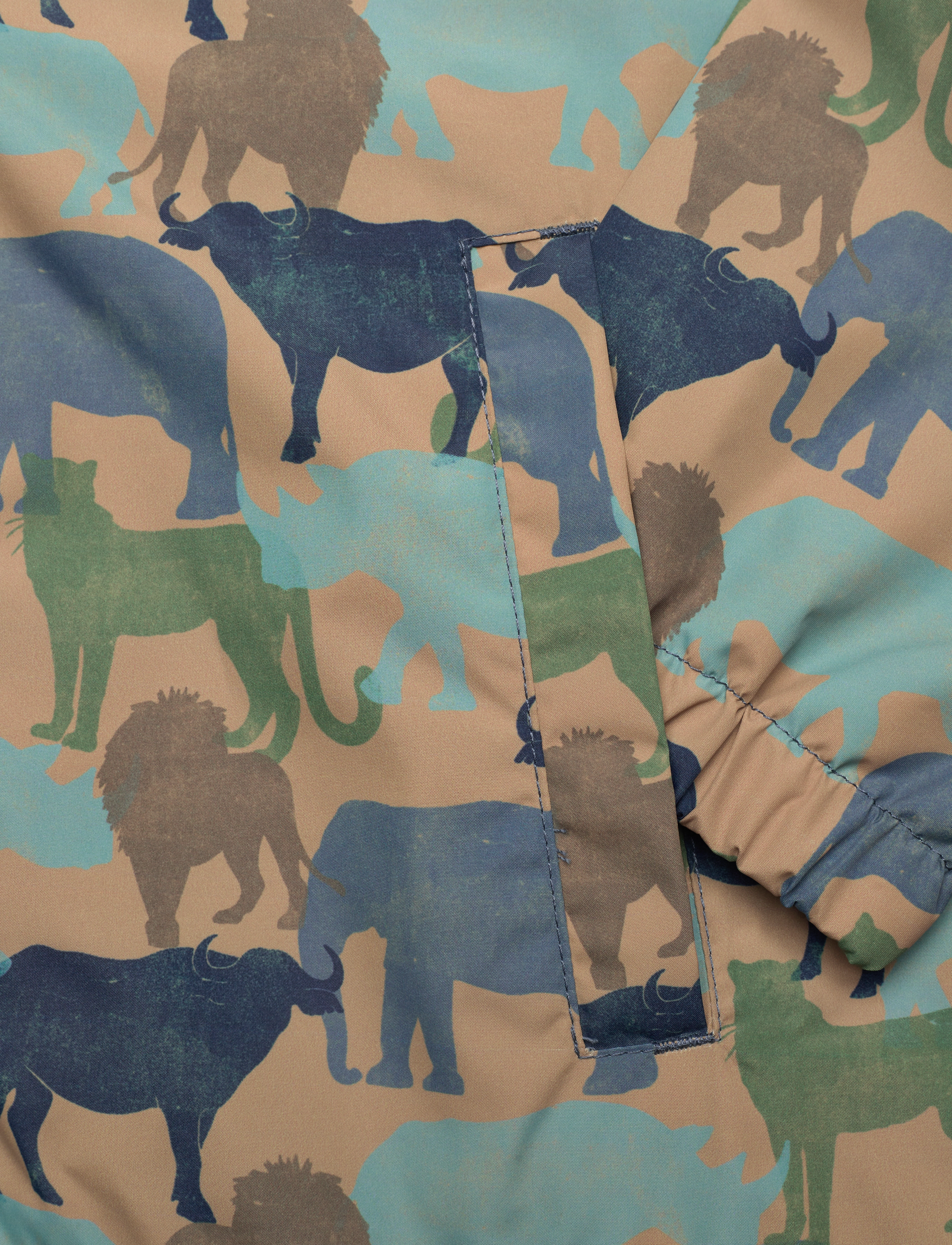 Minymo - Jacket AOP - china blue - 3