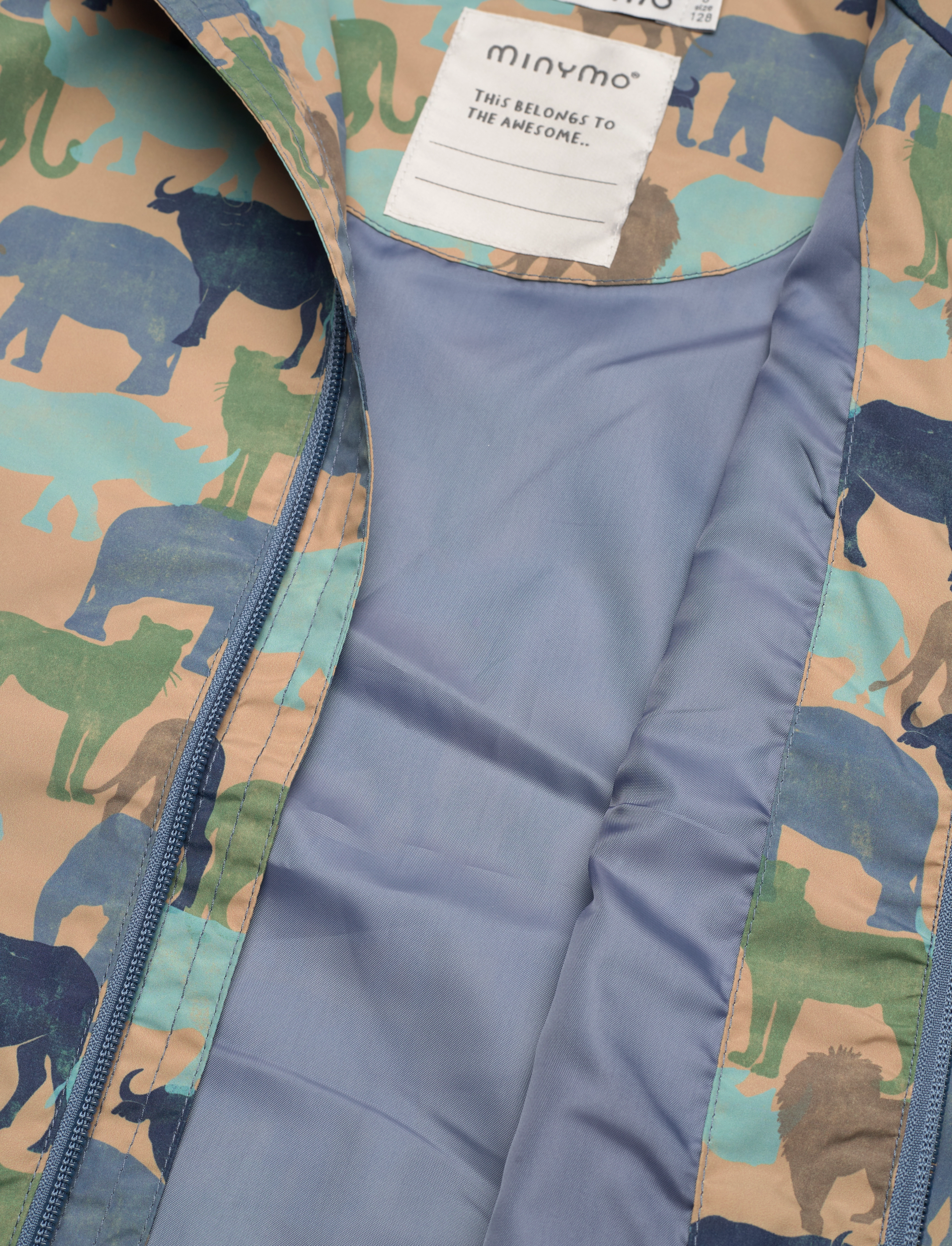 Minymo - Jacket AOP - china blue - 4
