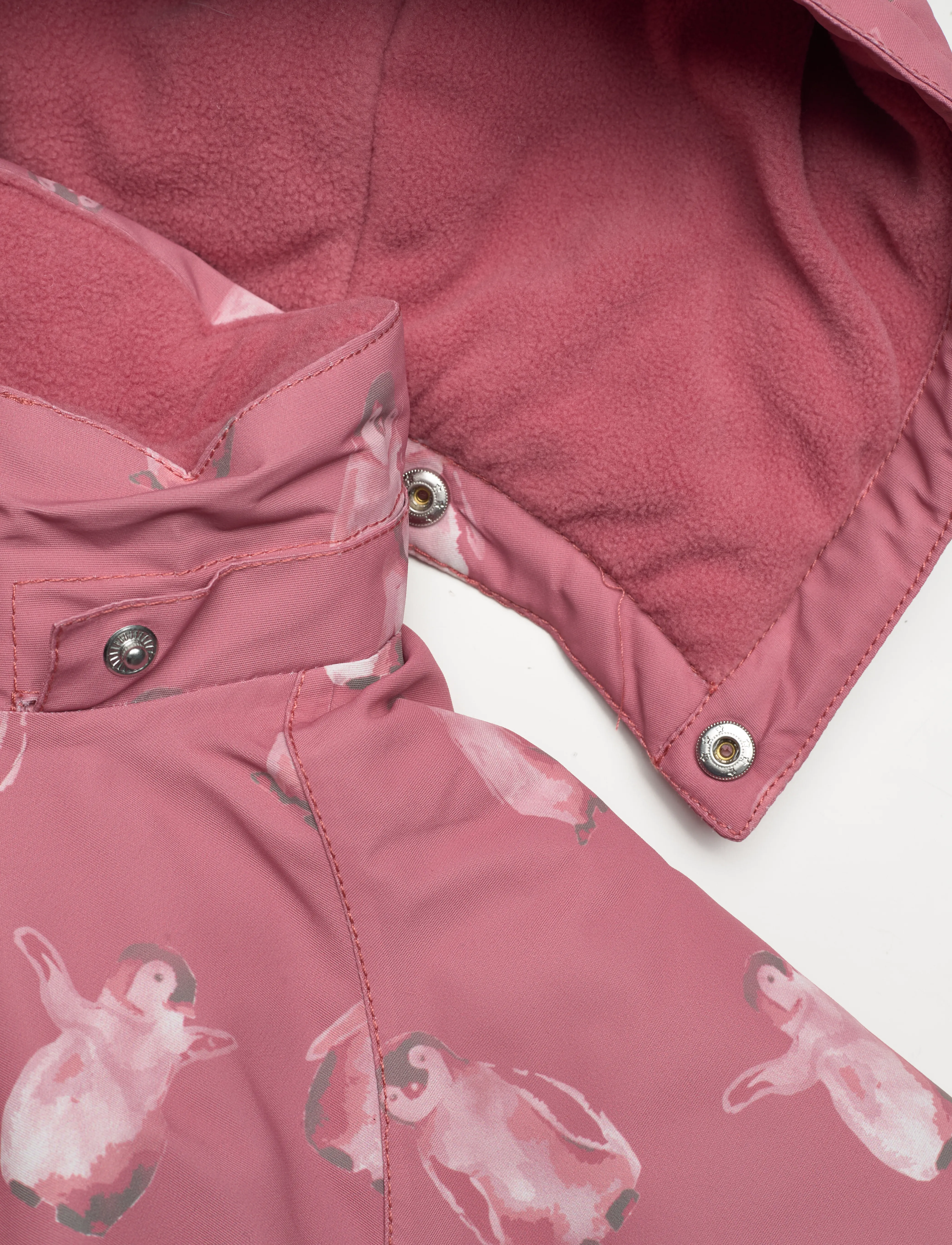 Minymo - Snow Jacket AOP - dusty rose - 3