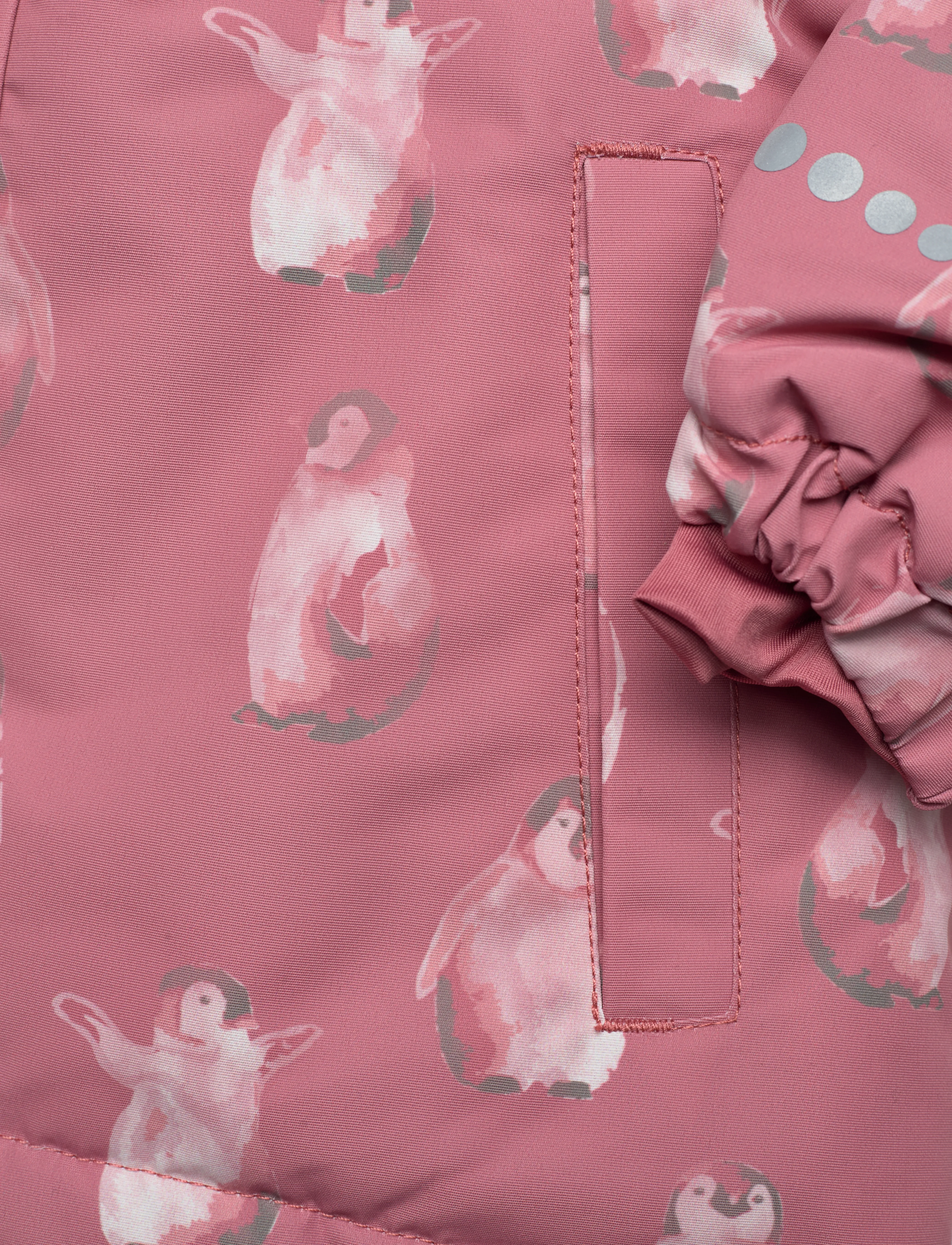 Minymo - Snow Jacket AOP - dusty rose - 4