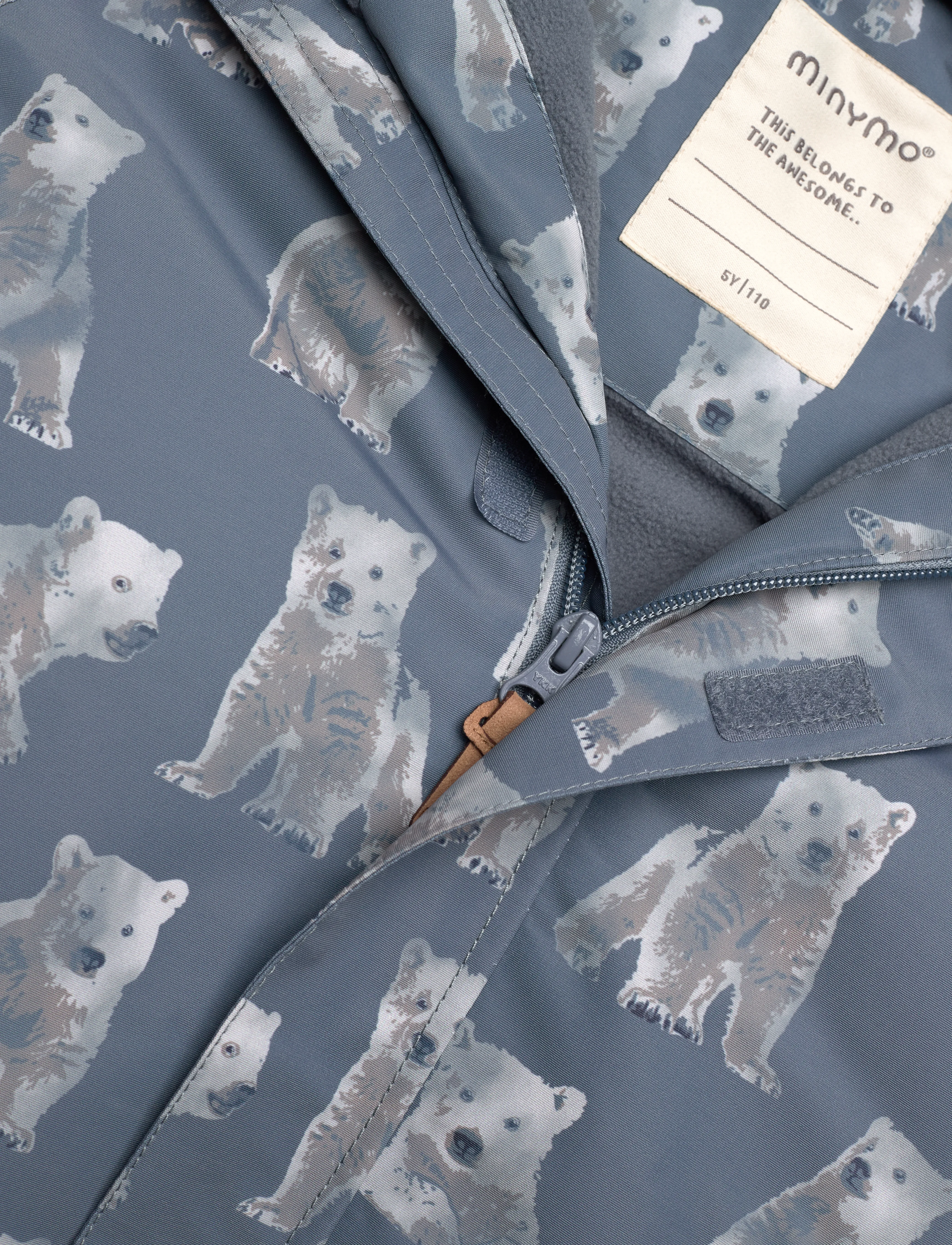 Minymo - Snow Jacket AOP - stormy weather - 2