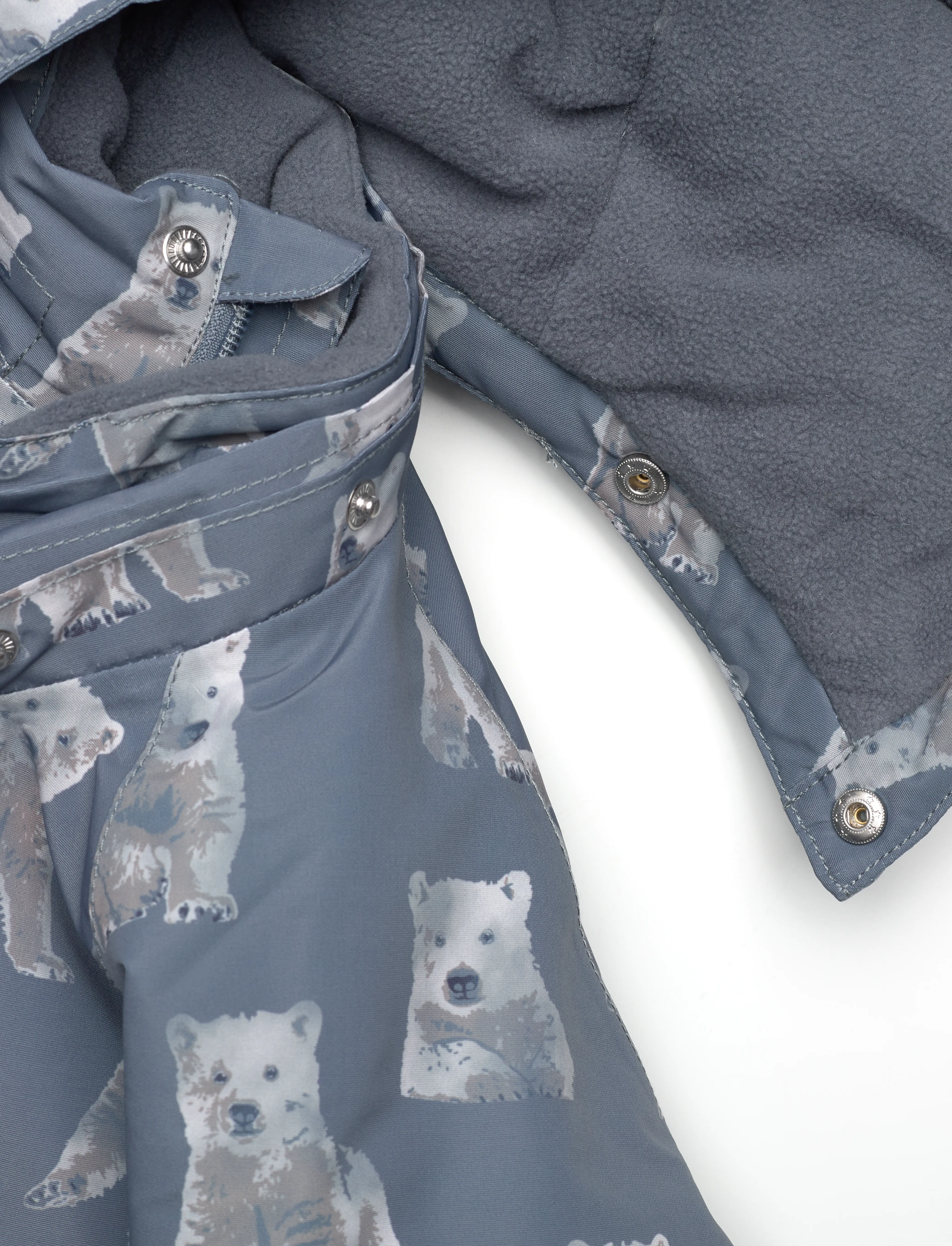 Minymo - Snow Jacket AOP - stormy weather - 3