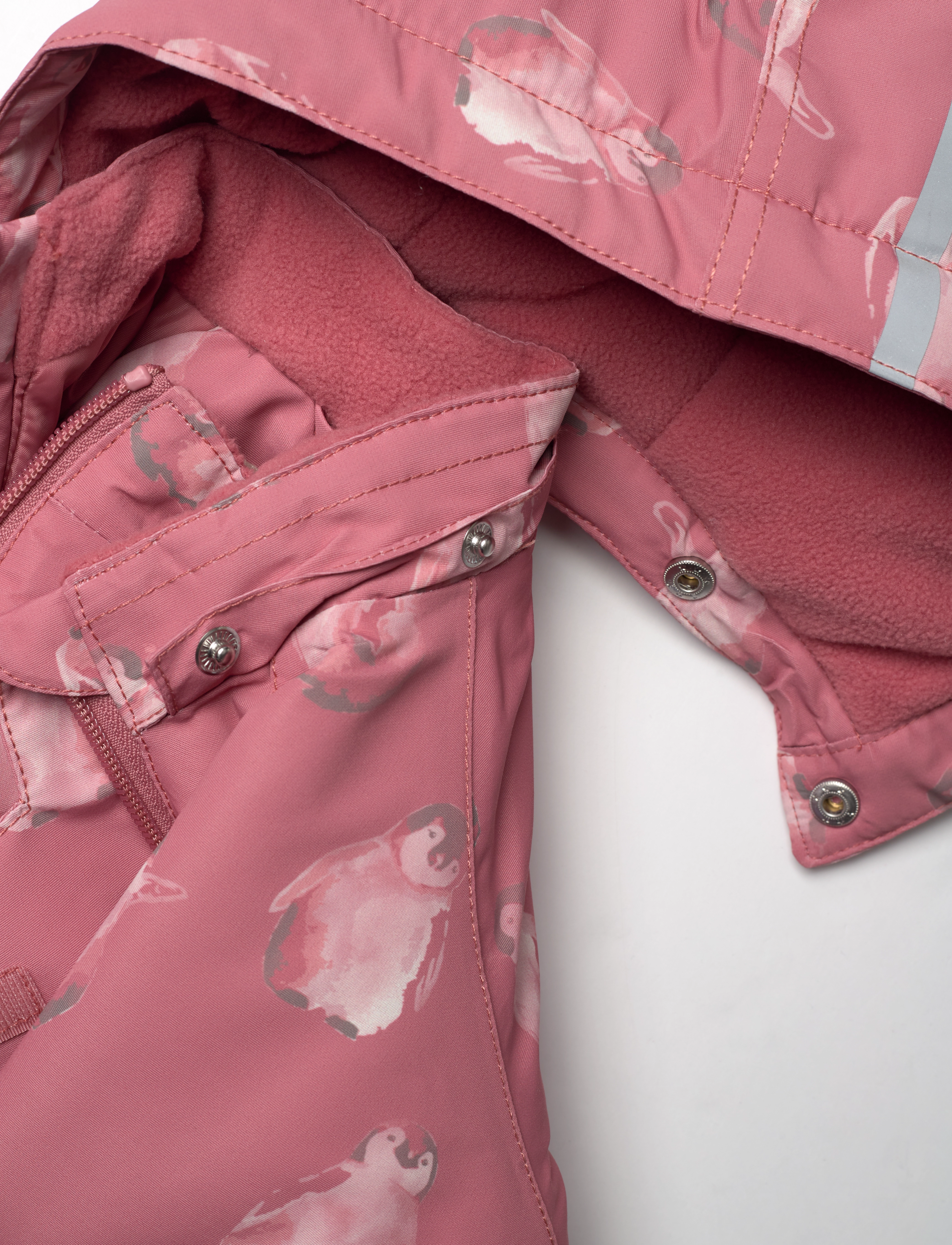 Minymo - Snow Suit AOP - dusty rose - 3