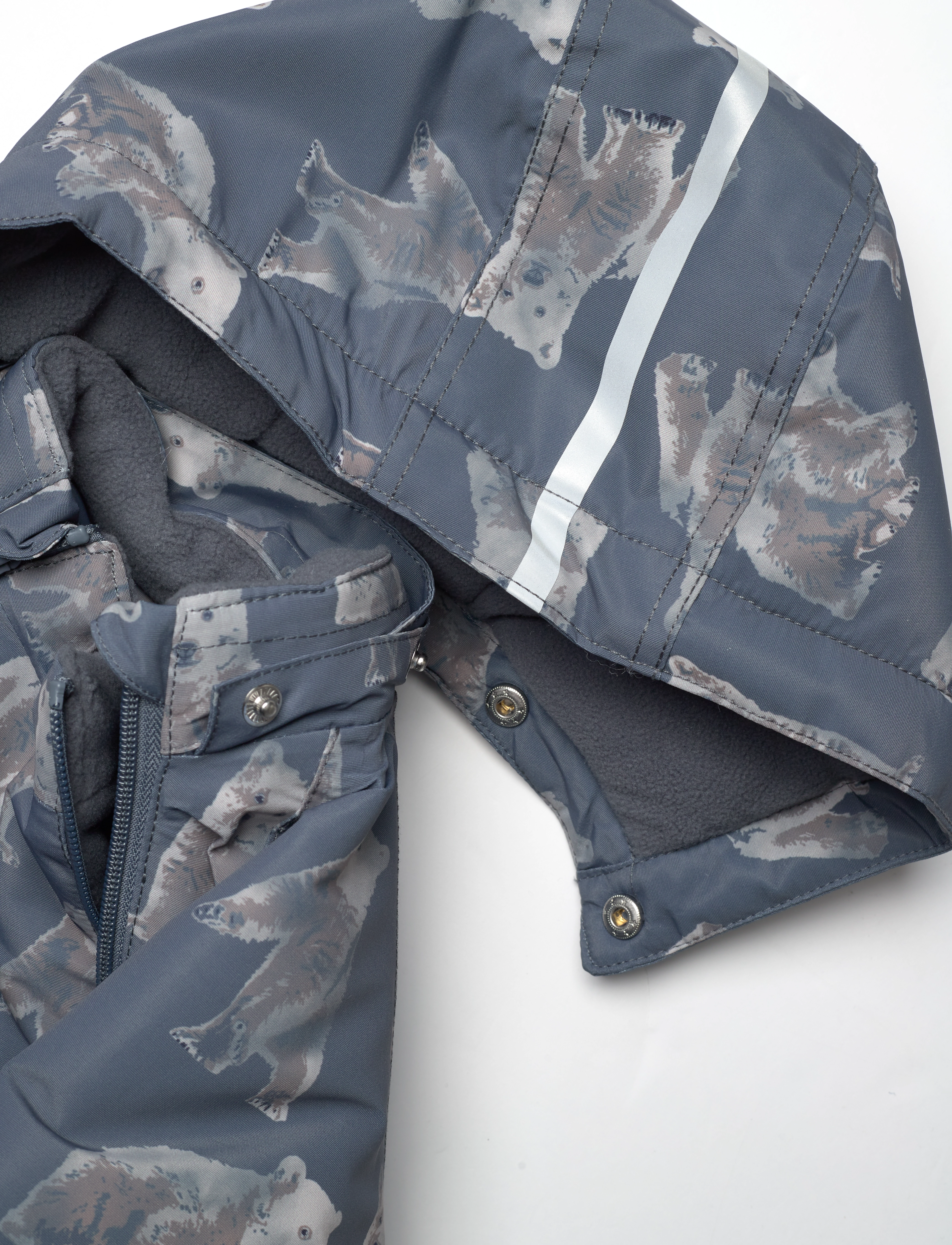 Minymo - Snow Suit AOP - stormy weather - 3