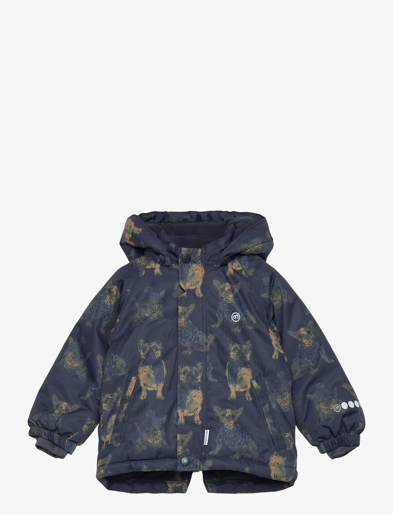 Minymo - Snow Jacket AOP - talvejoped - navy - 0
