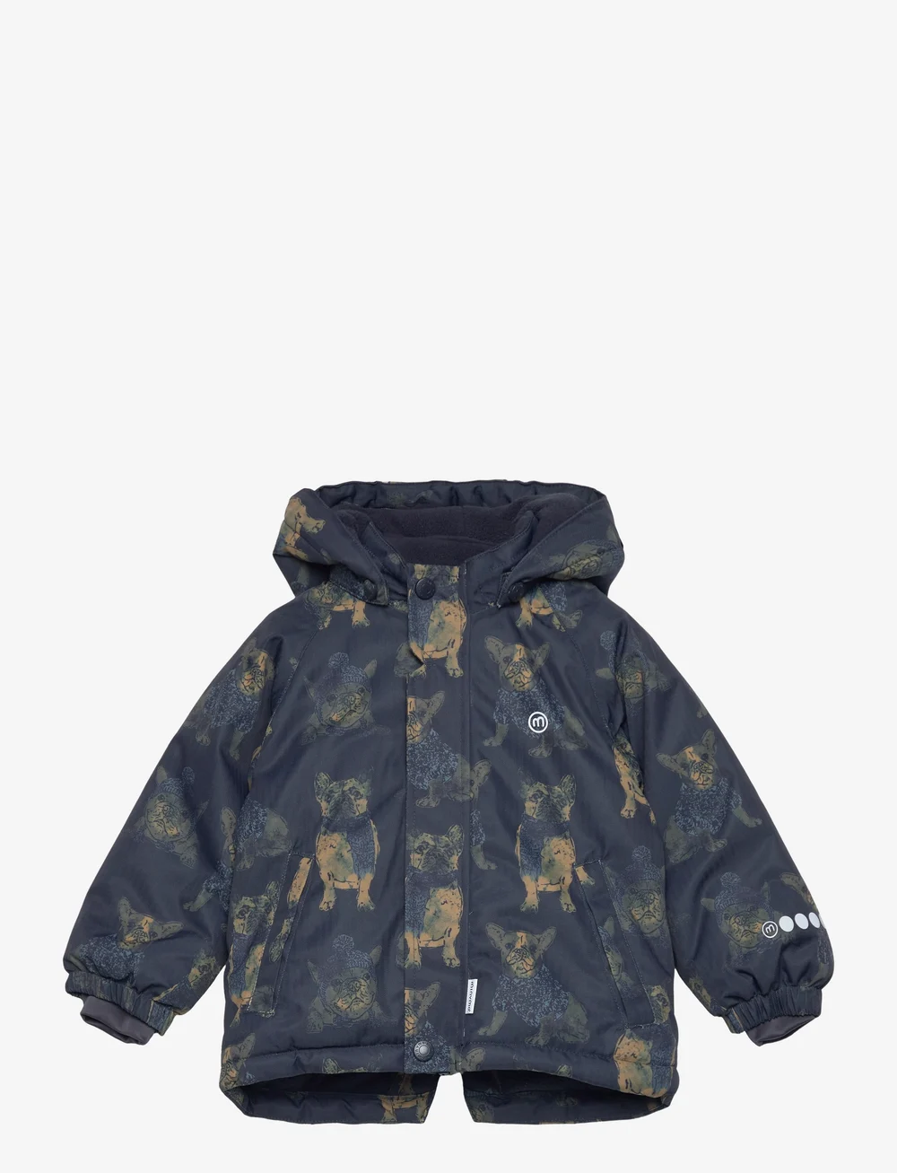 Minymo - Snow Jacket AOP - skijakker - navy - 0