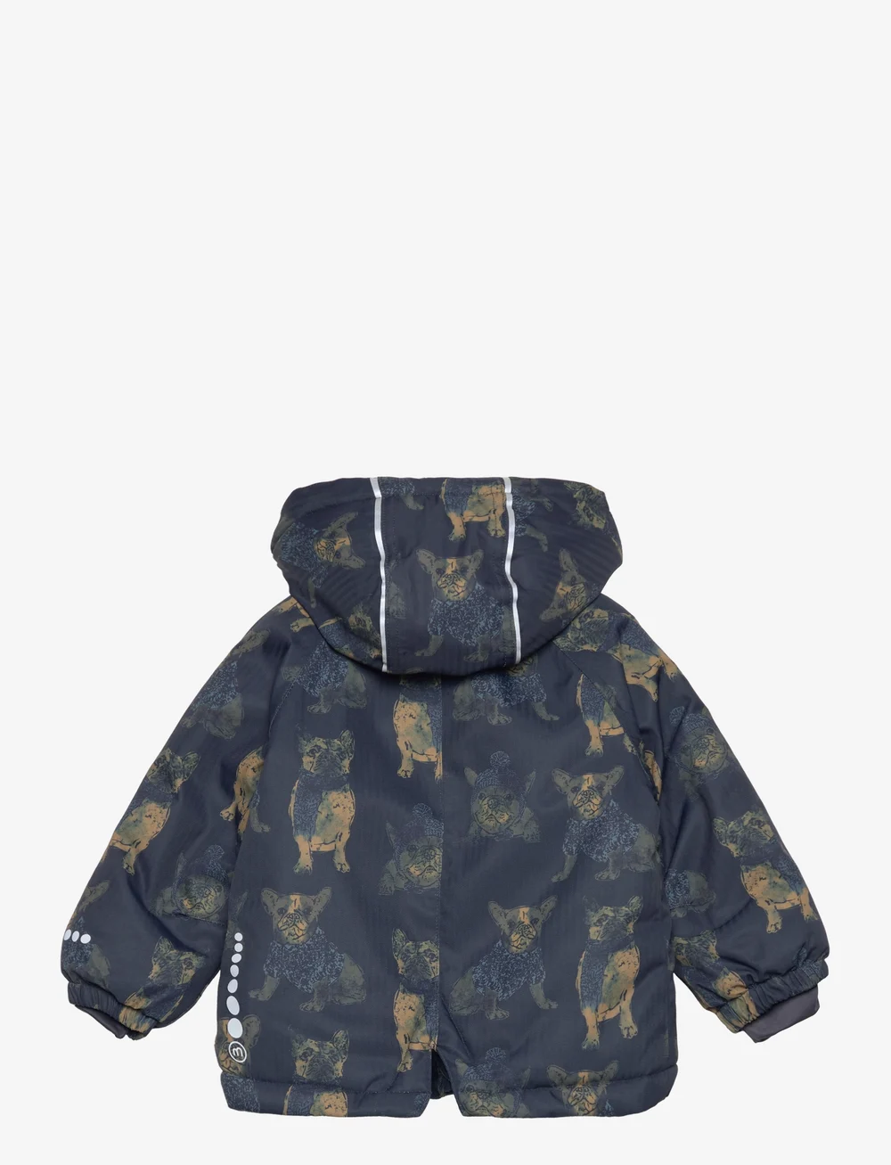 Minymo - Snow Jacket AOP - skijakker - navy - 1