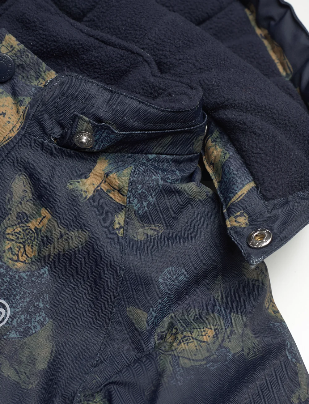 Minymo - Snow Jacket AOP - skijakker - navy - 3