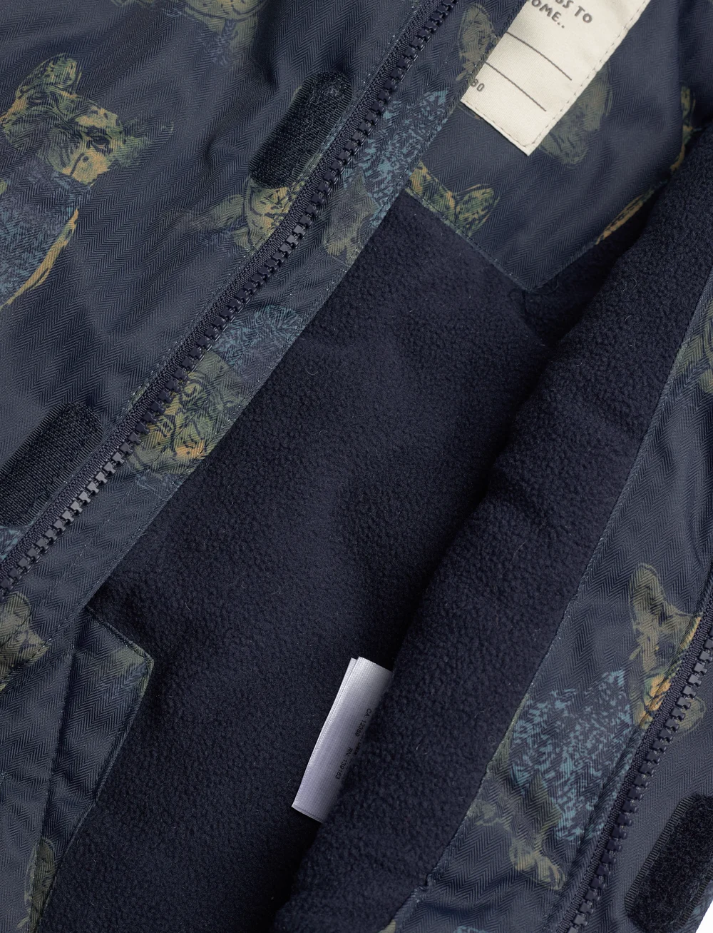 Minymo - Snow Jacket AOP - skijakker - navy - 4