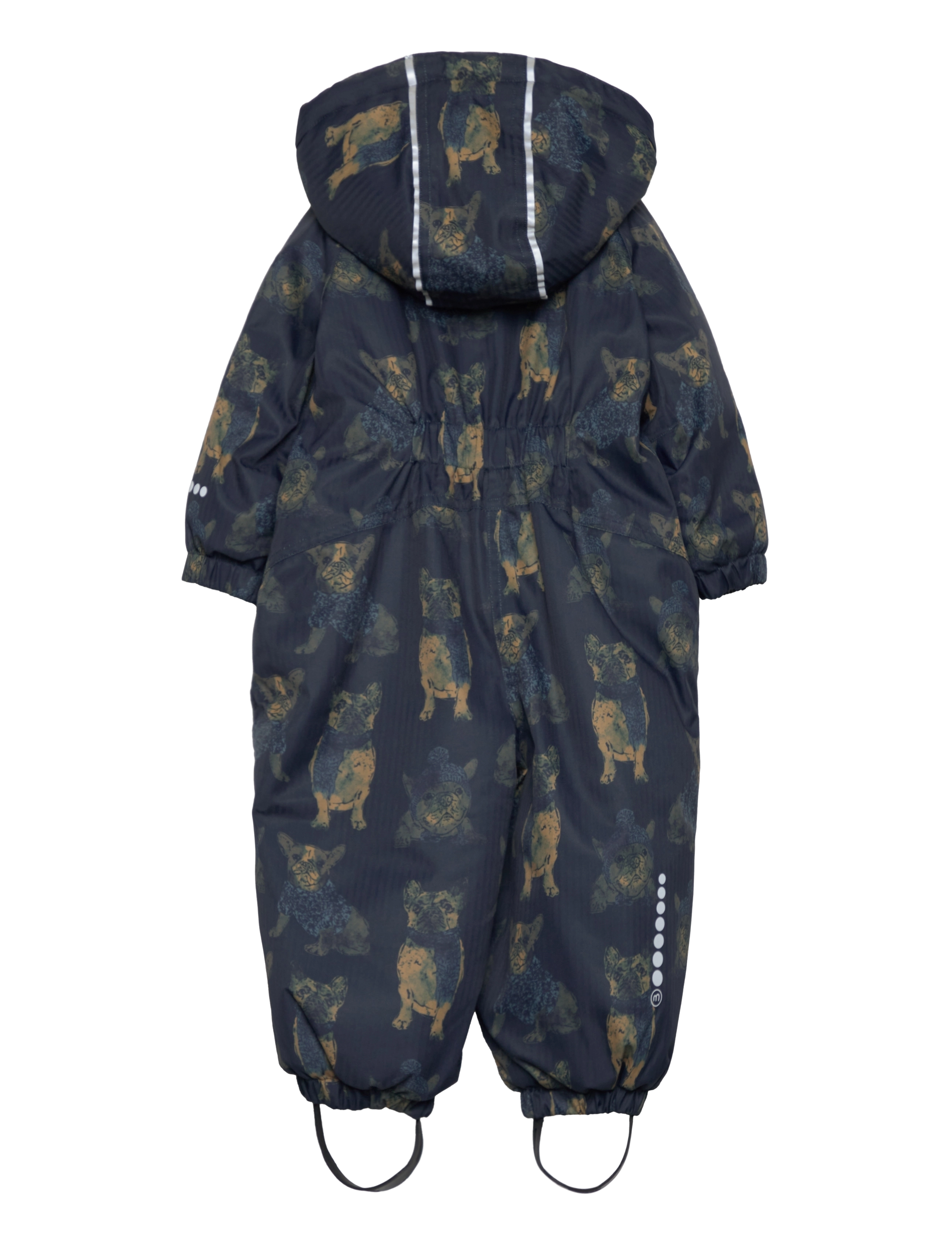Minymo - Snow Suit AOP - børn - navy - 1