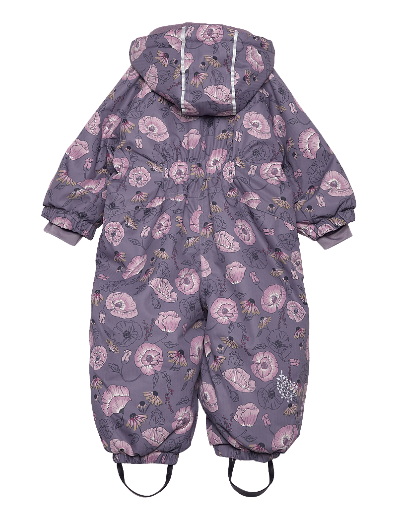 Minymo - Snow Suit AOP - vinteroveraller - orchid haze - 1
