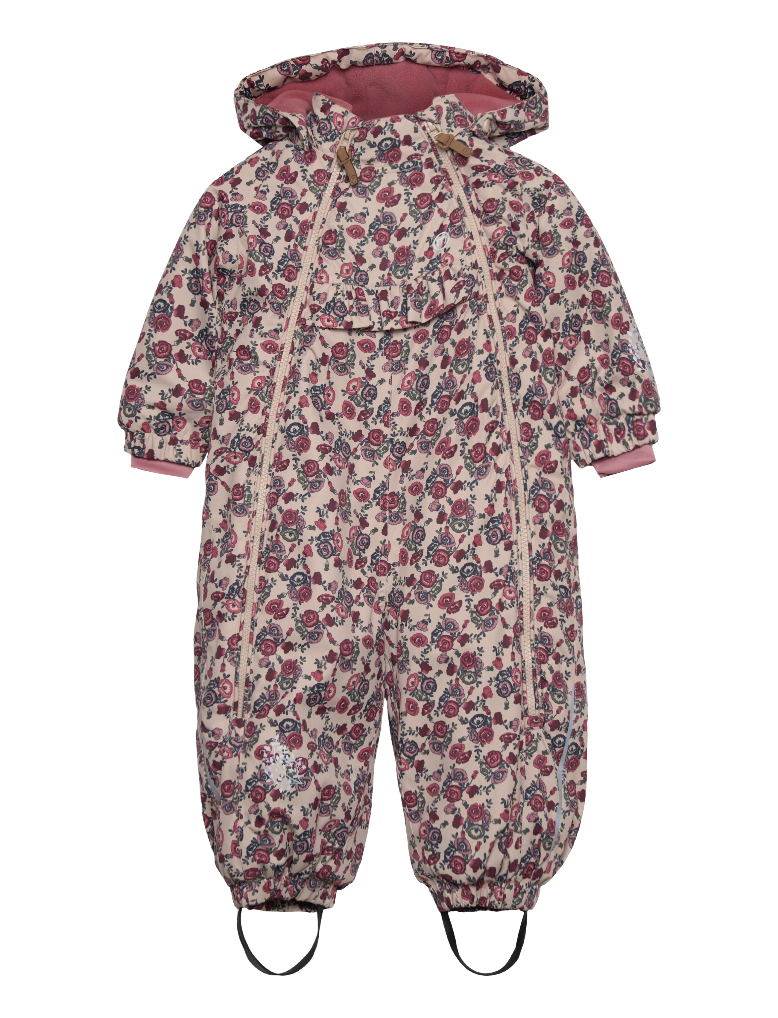 Minymo - Snow Suit AOP - snowsuit - smoke gray - 0