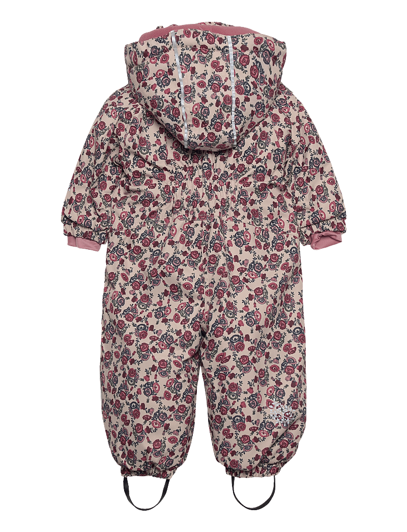 Minymo - Snow Suit AOP - talvekombinesoon - smoke gray - 1