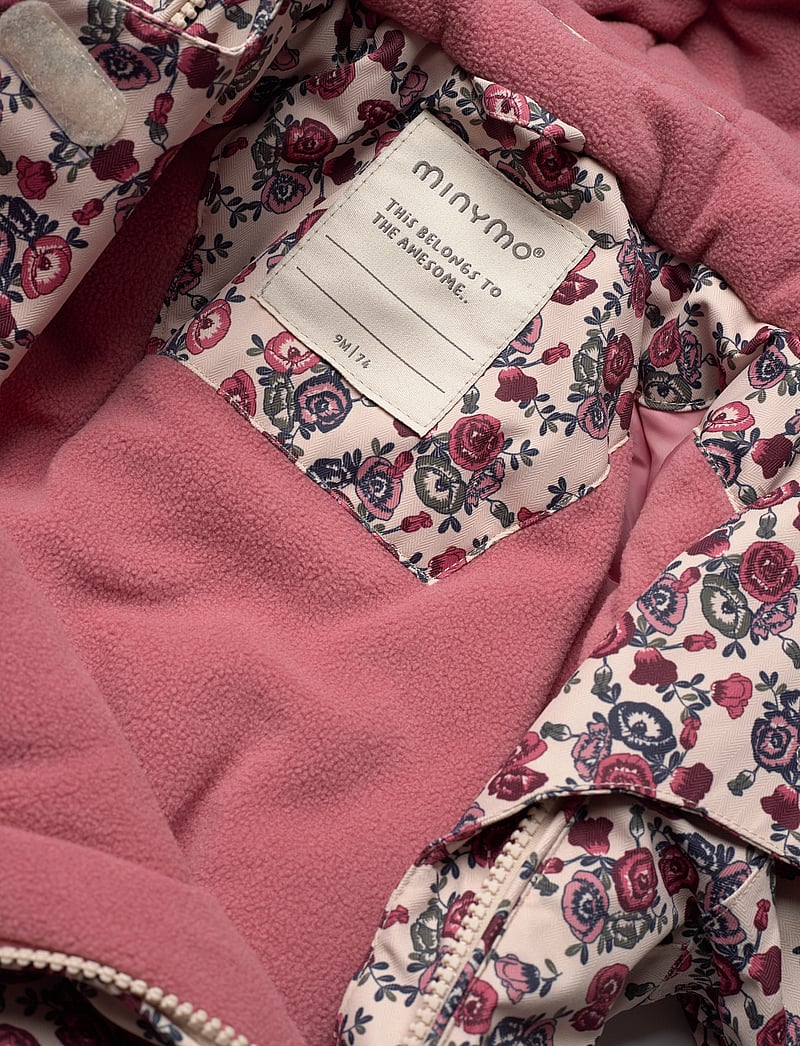 Minymo - Snow Suit AOP - talvekombinesoon - smoke gray - 2