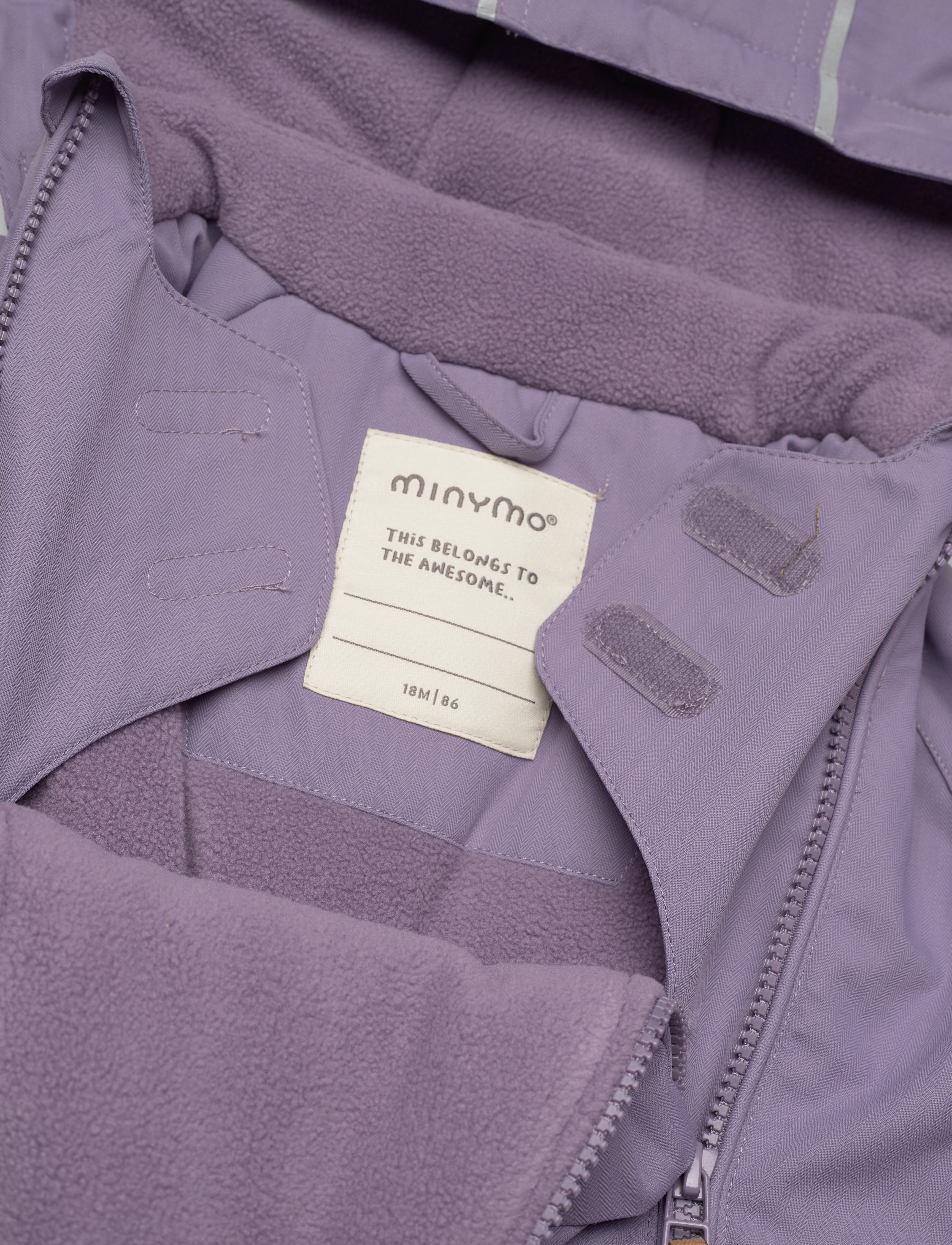 Minymo - Snow Suit - purple sage - 2