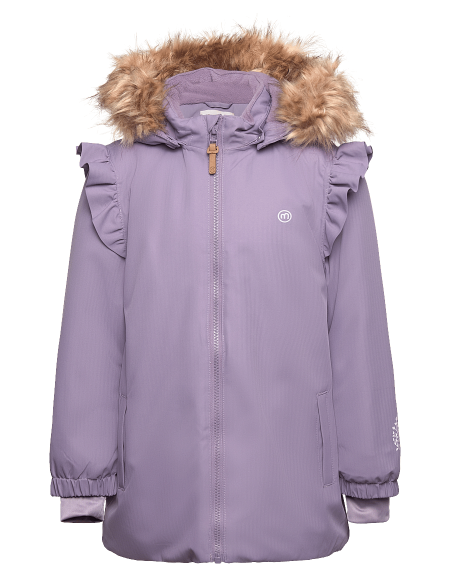 Minymo - Snow Jacket - dúnjakkar - purple sage - 0