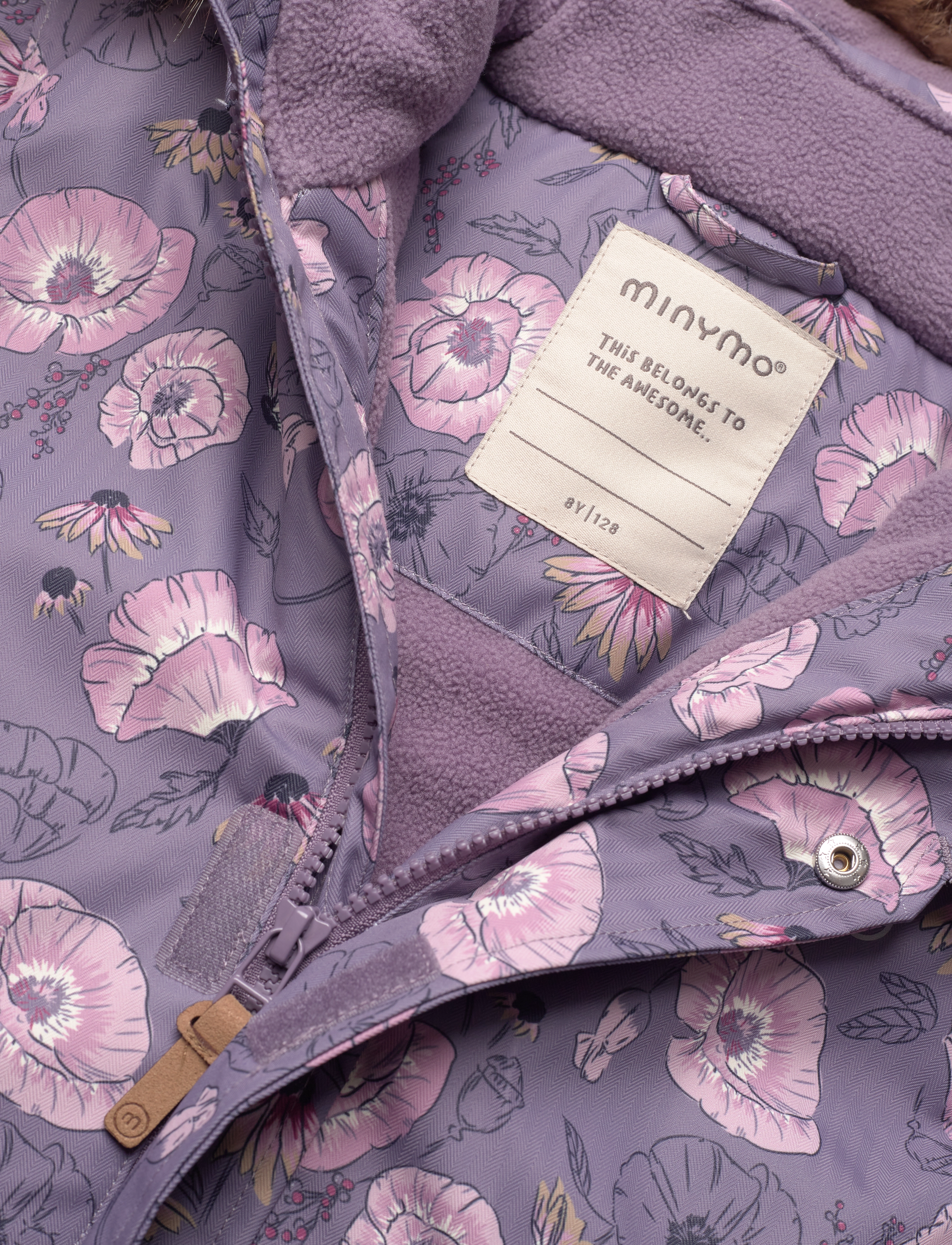 Minymo - Snow Suit AOP - orchid haze - 2