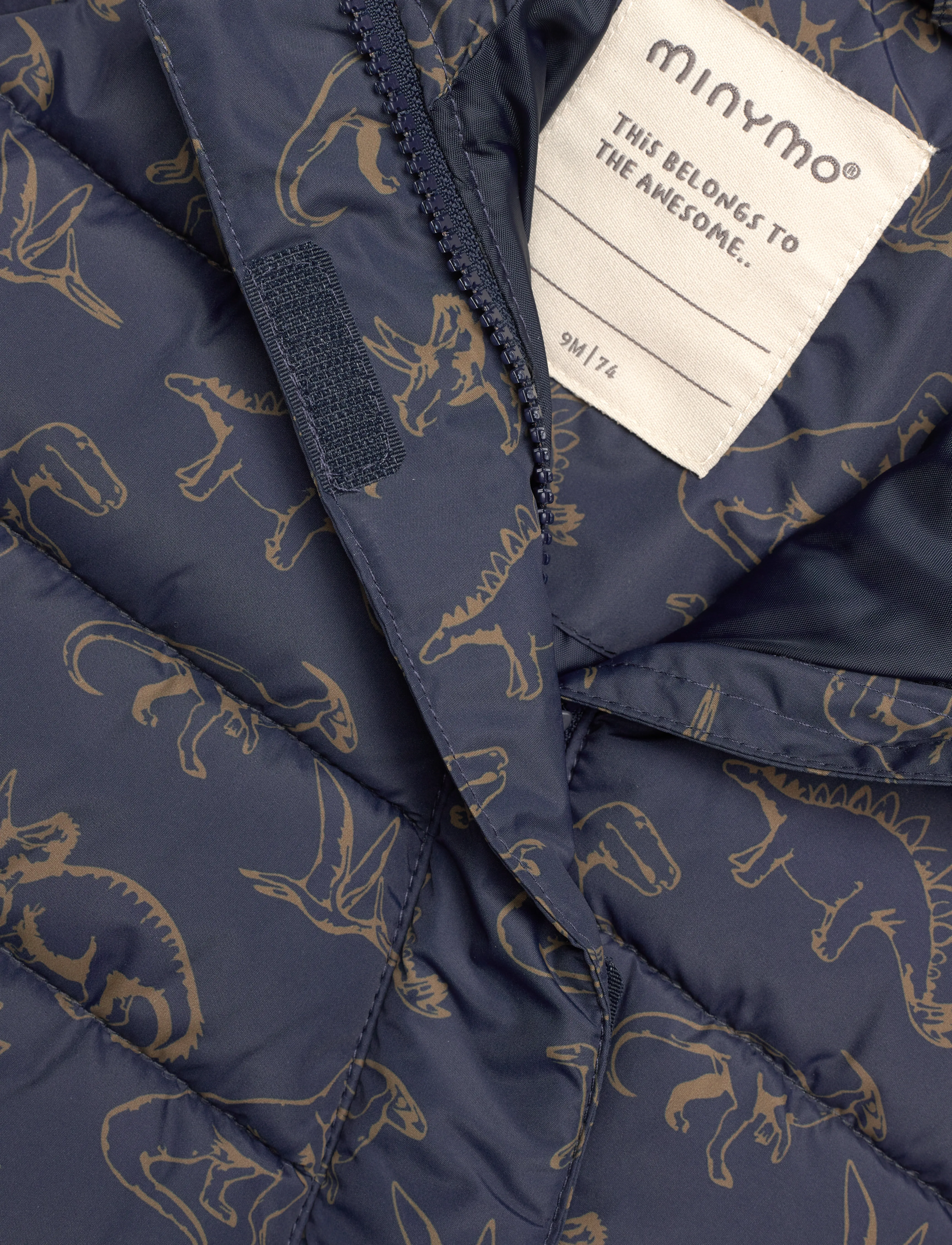 Minymo - Jacket quilted AOP - parisian night - 2