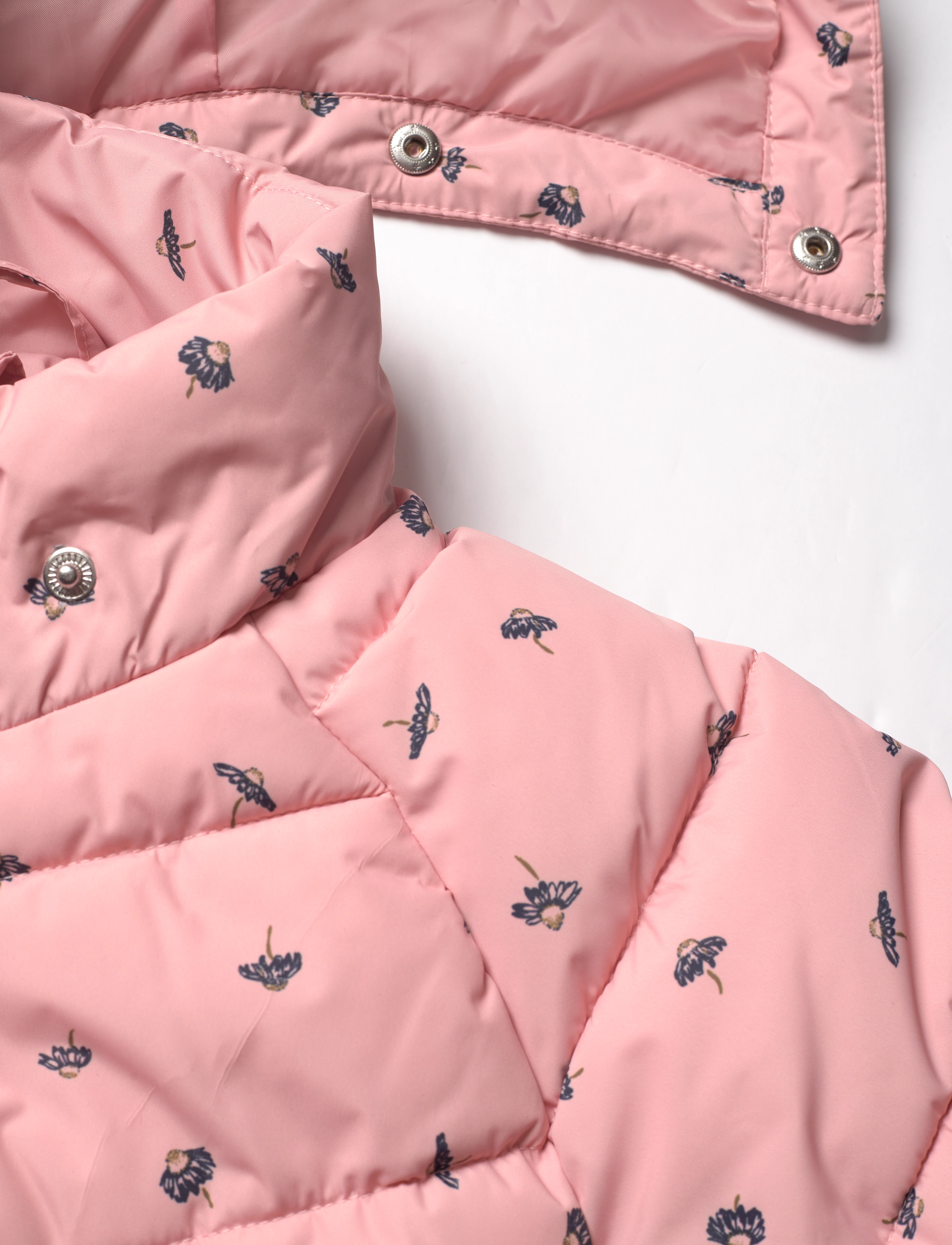 Minymo - Jacket quilted AOP - mellow rose - 3