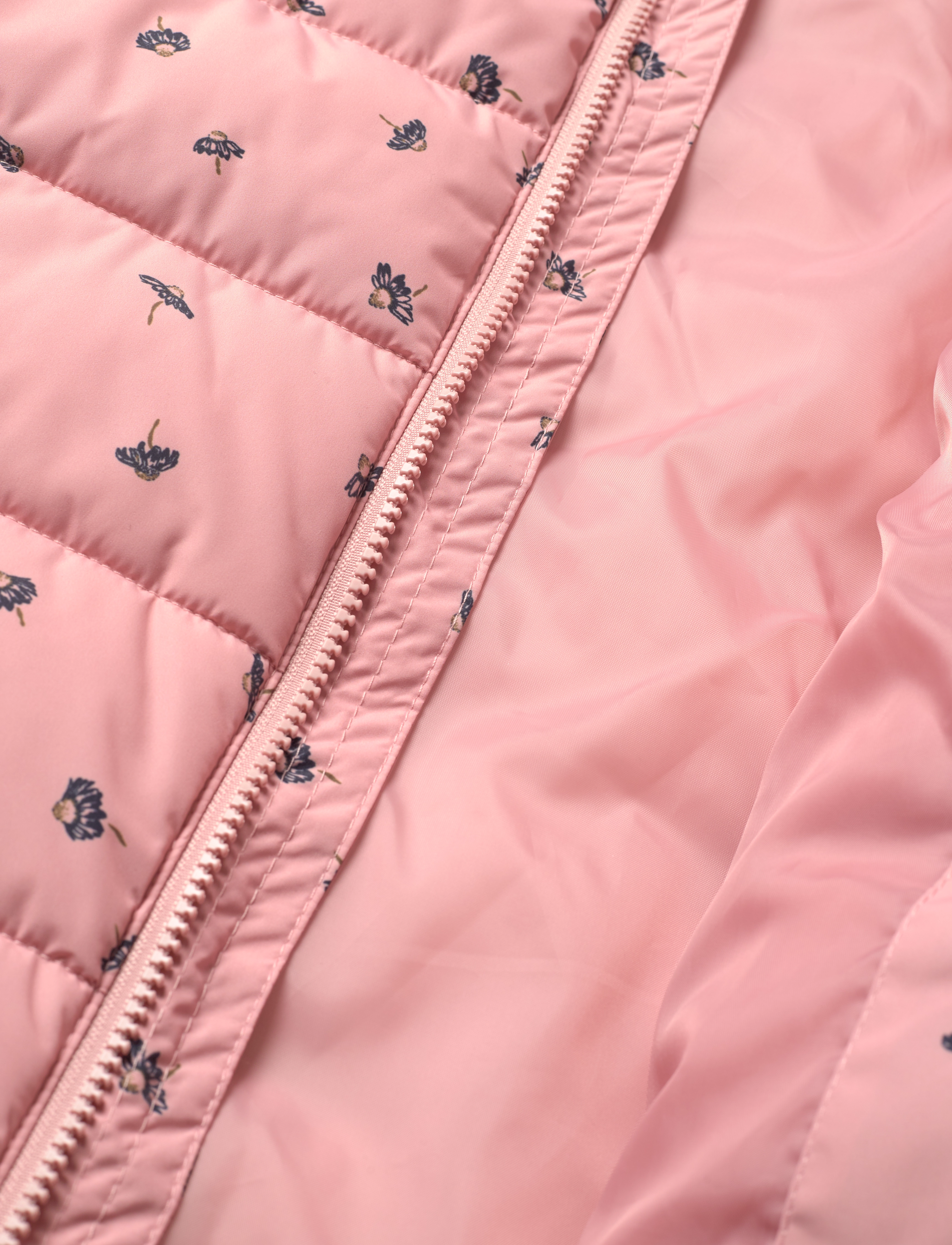 Minymo - Jacket quilted AOP - mellow rose - 5