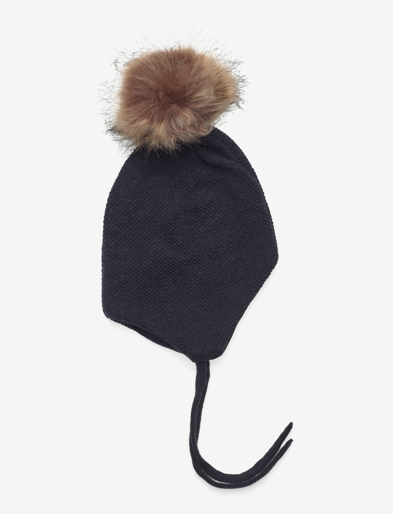 Minymo - Hat w. detachable fake fur - beanies - parisian night - 1