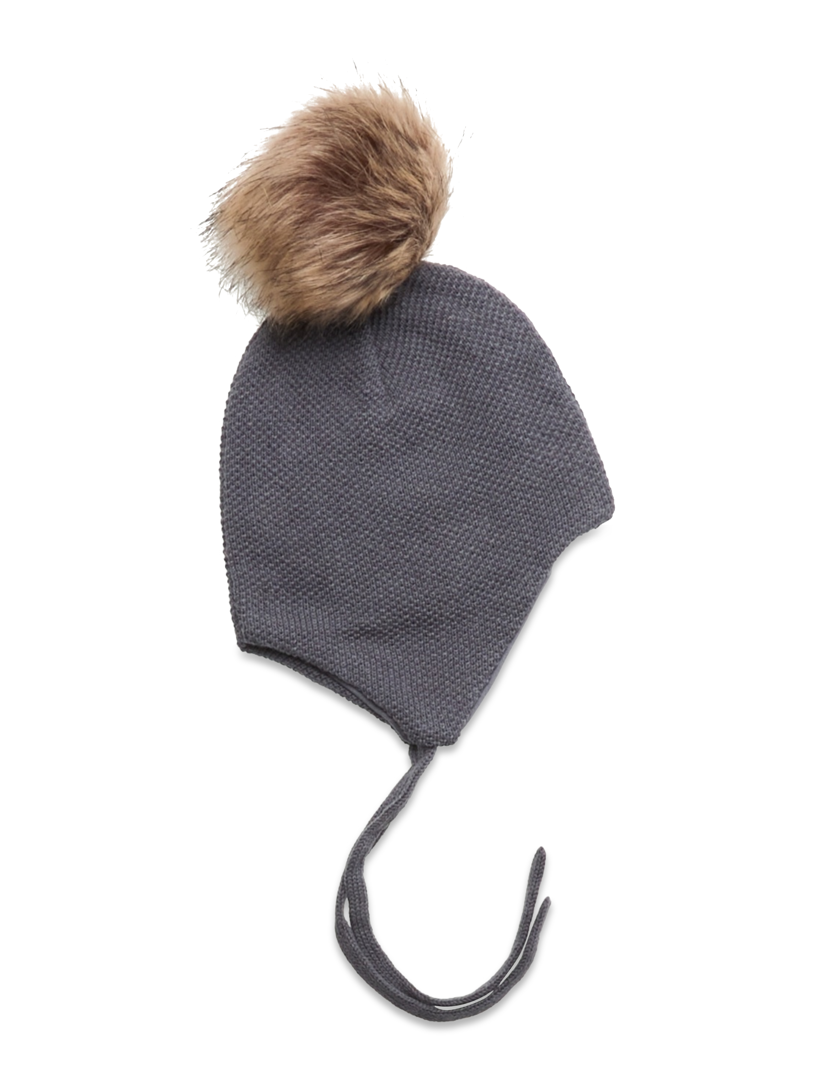 Minymo - Hat w. detachable fake fur - accessories - stormy weather - 1