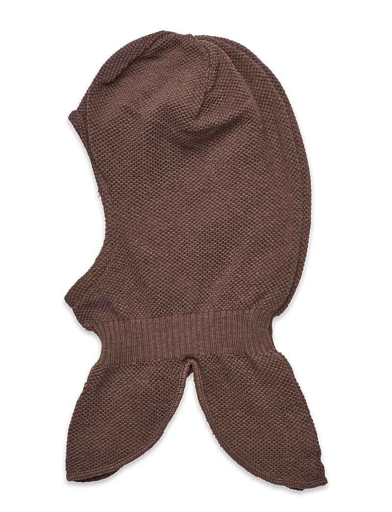Minymo - Balaclava structure knit - winter accessories - canteen - 1