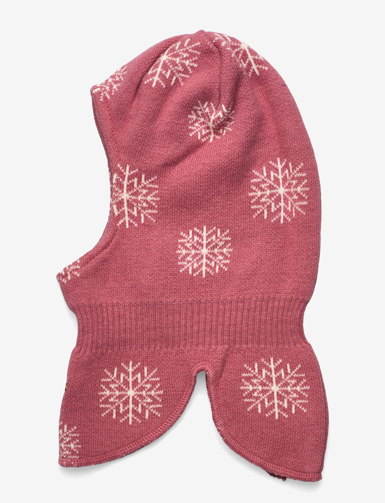 Minymo - Balaclava knit w. pattern - aksessuaarid - dusty rose - 1