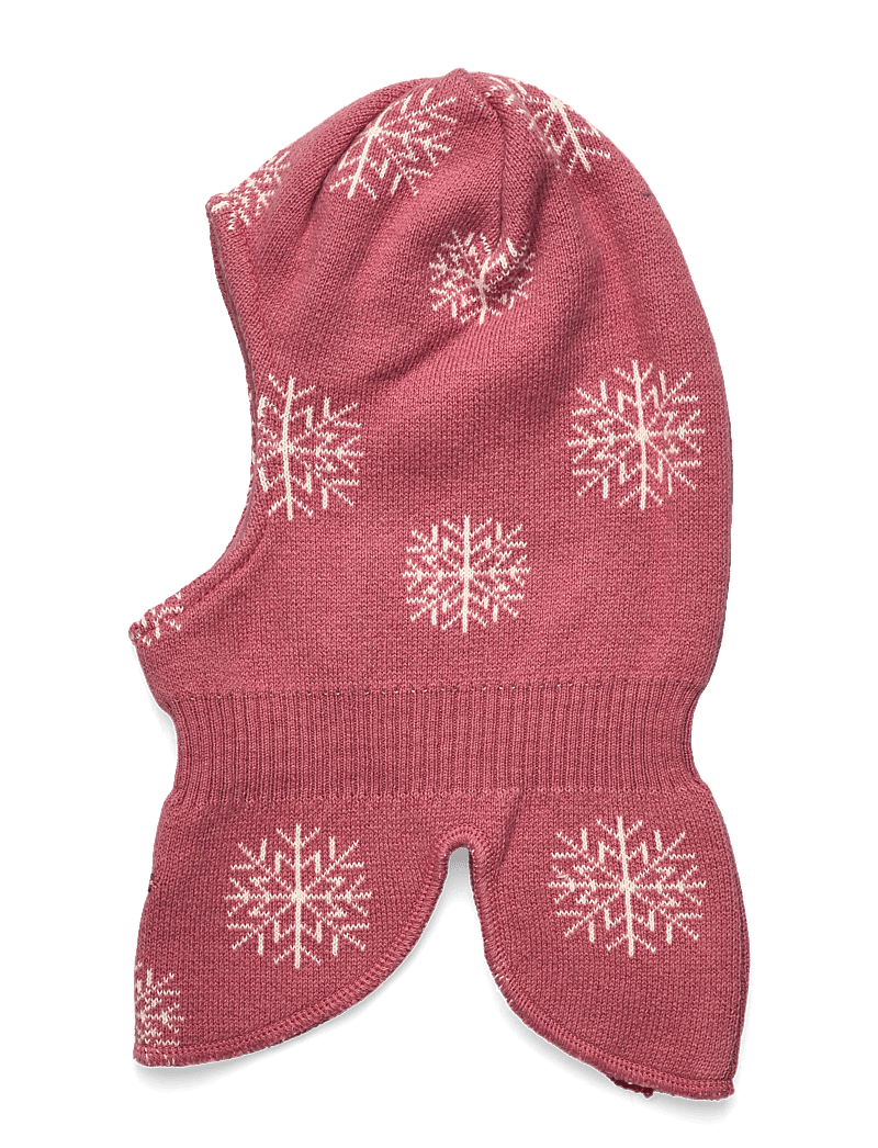 Minymo - Balaclava knit w. pattern - talveaksessuaarid - dusty rose - 1