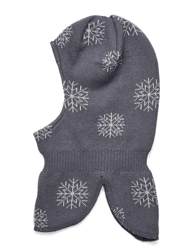 Minymo - Balaclava knit w. pattern - talveaksessuaarid - stormy weather - 1