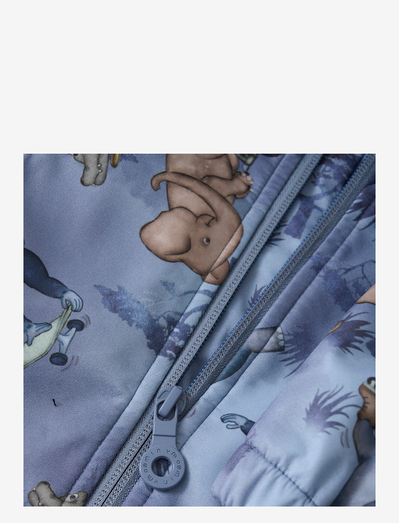 Minymo - Softshell Jacket AOP - efterårsjakker - flint stone - 2