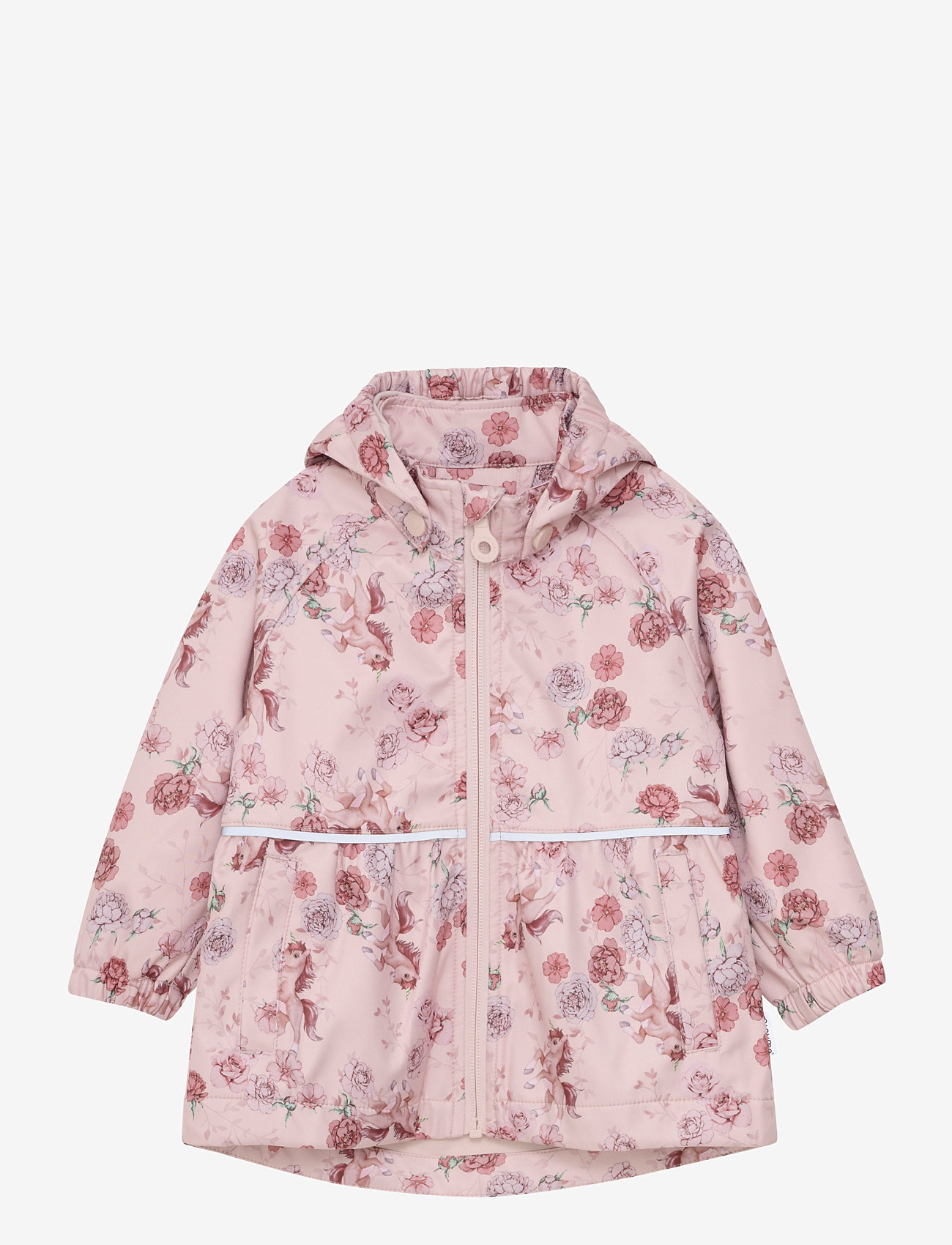 Minymo - Softshell Jacket AOP - sügisjakid - peach whip - 0