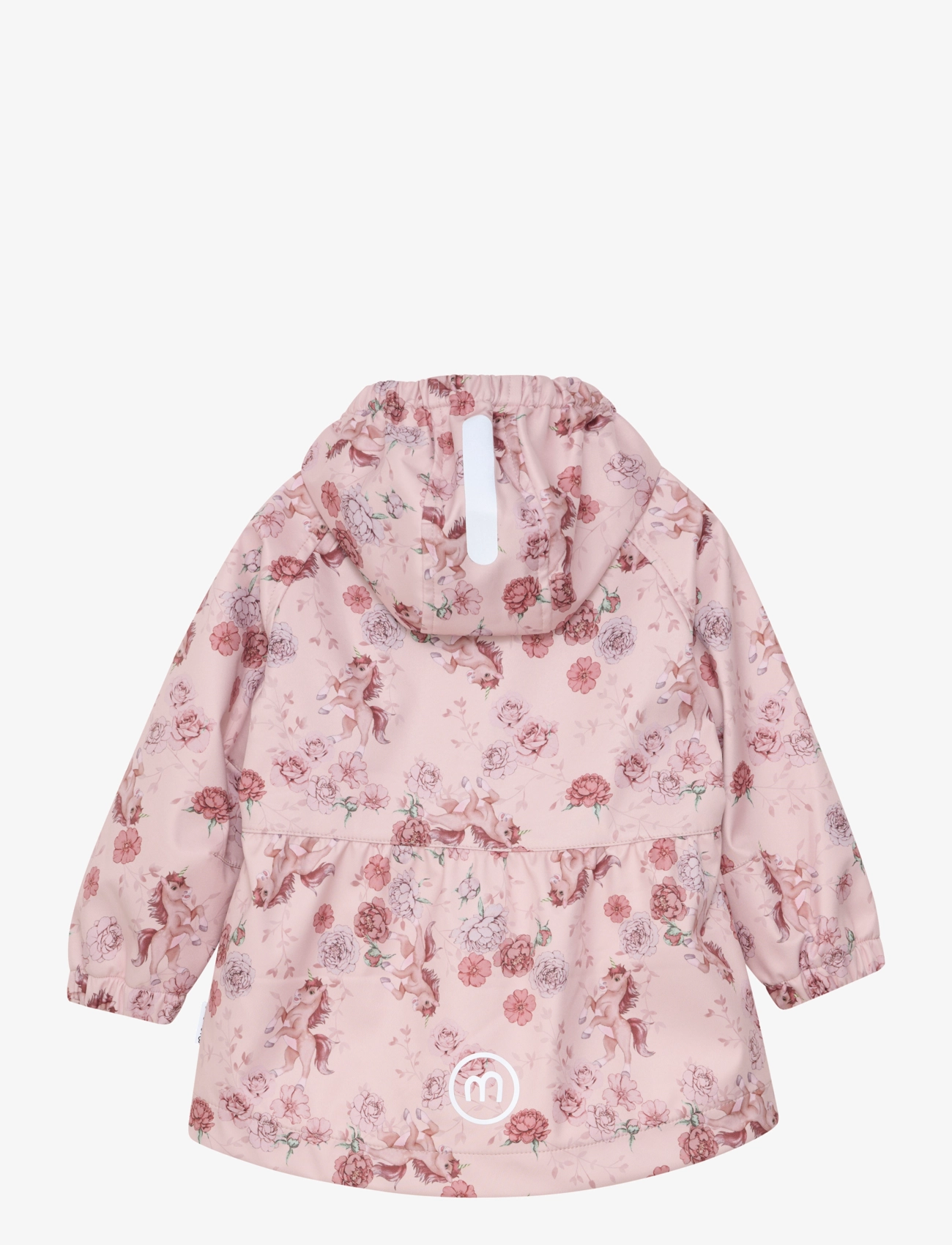 Minymo - Softshell Jacket AOP - peach whip - 1