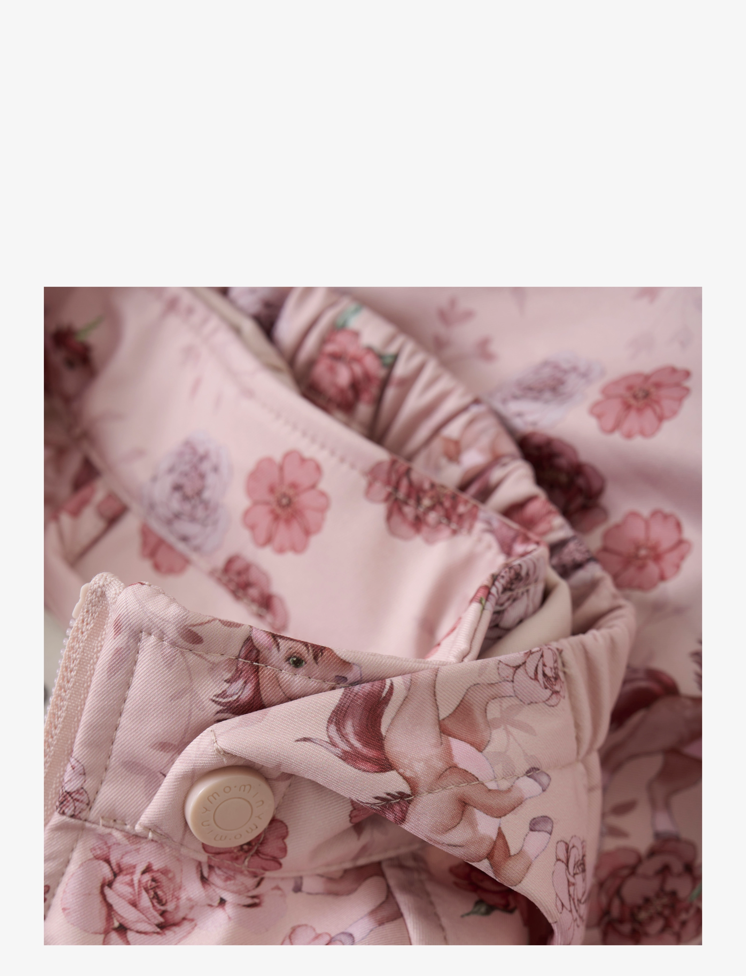 Minymo - Softshell Jacket AOP - peach whip - 2
