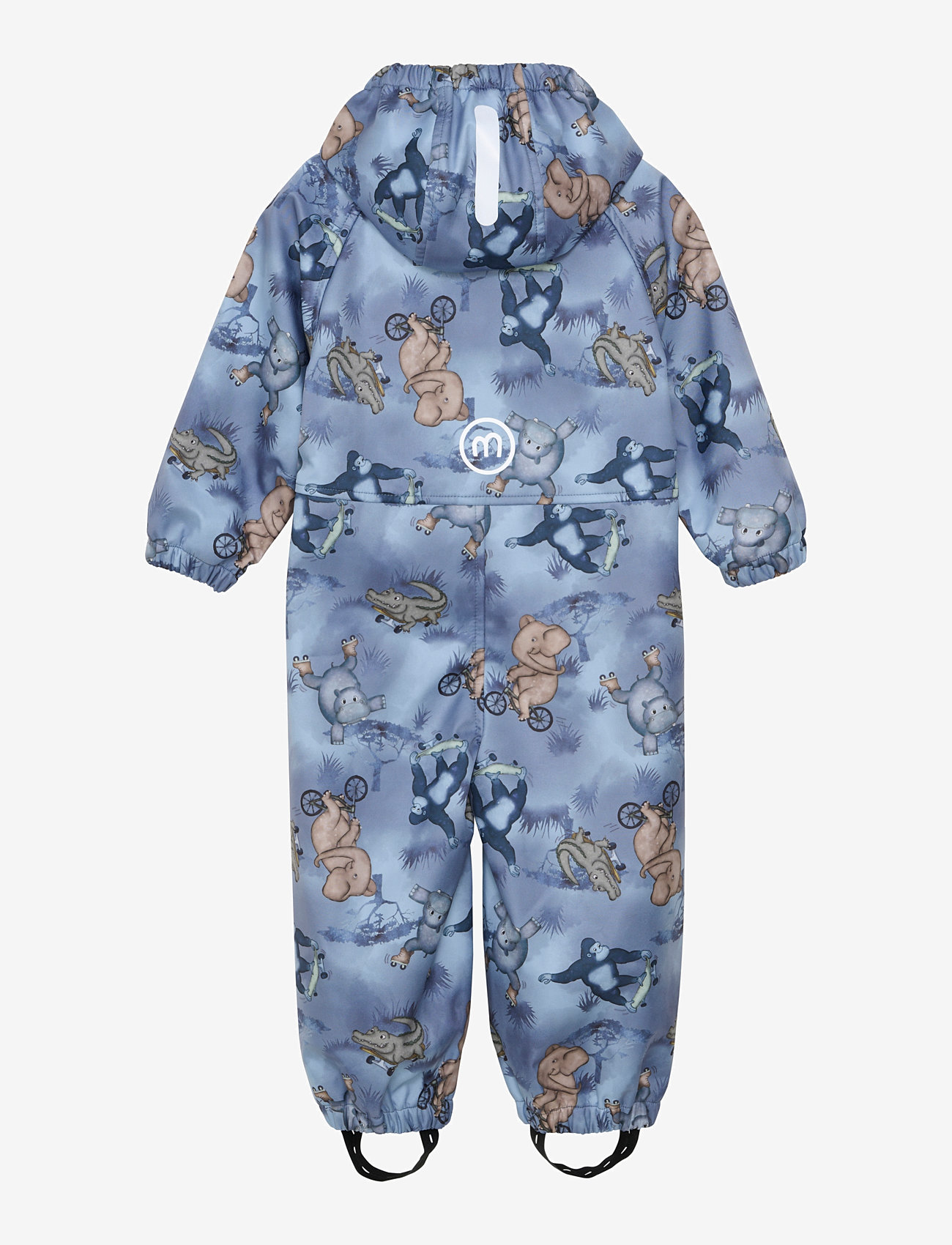 Minymo - Softshell Suit AOP - flint stone - 1