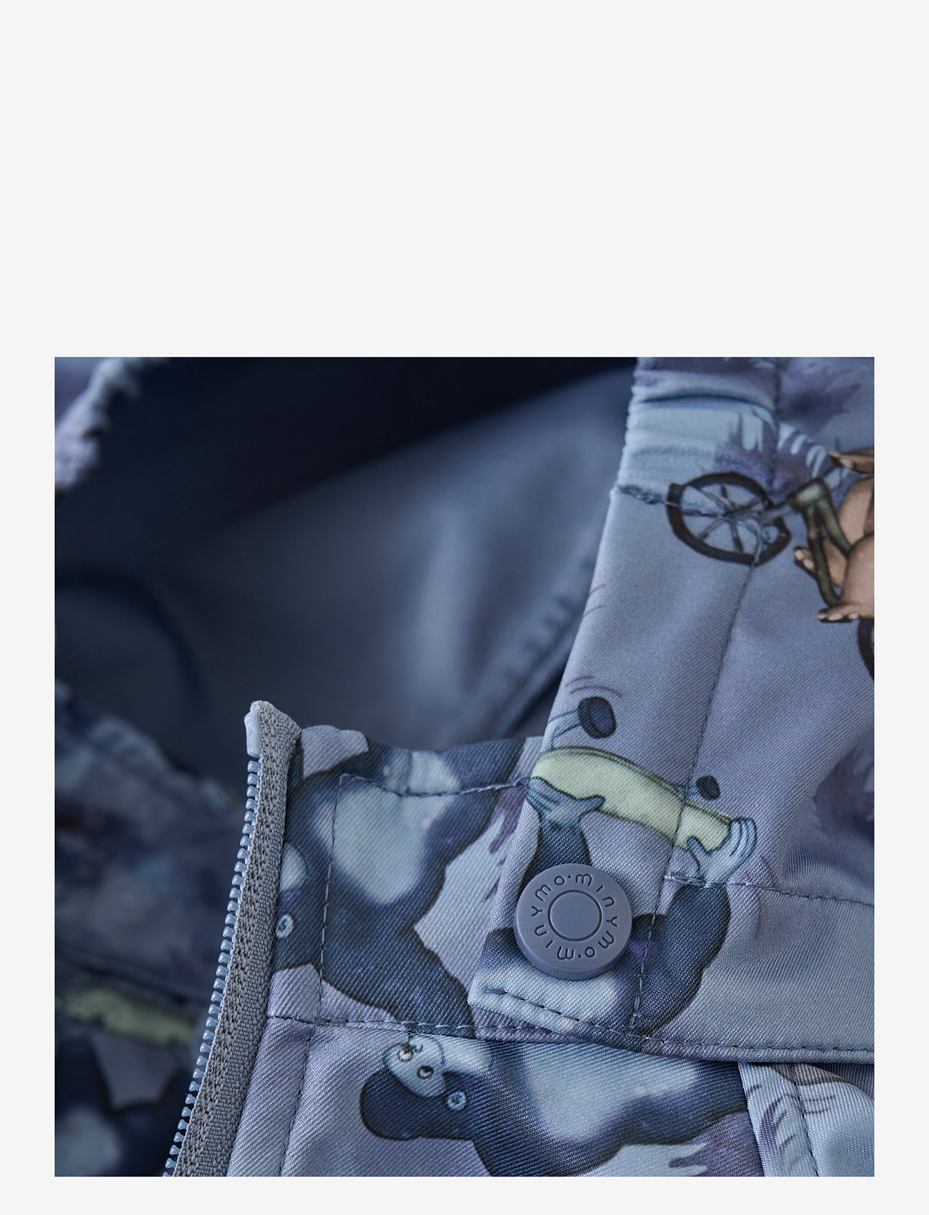 Minymo - Softshell Suit AOP - flint stone - 3