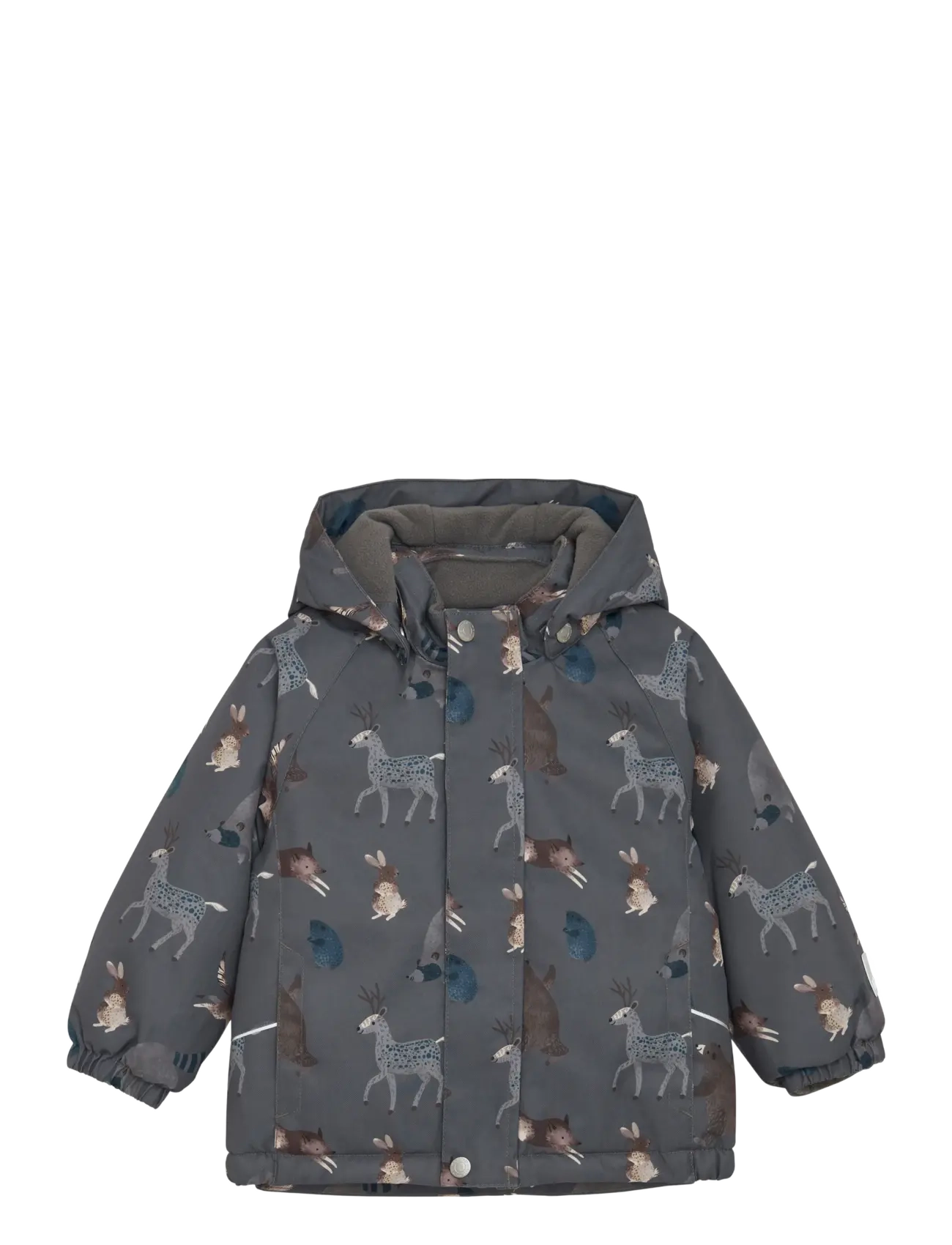 Minymo Snow Jacket AOP - Vinterjackor - DARK GULL GREY / grey