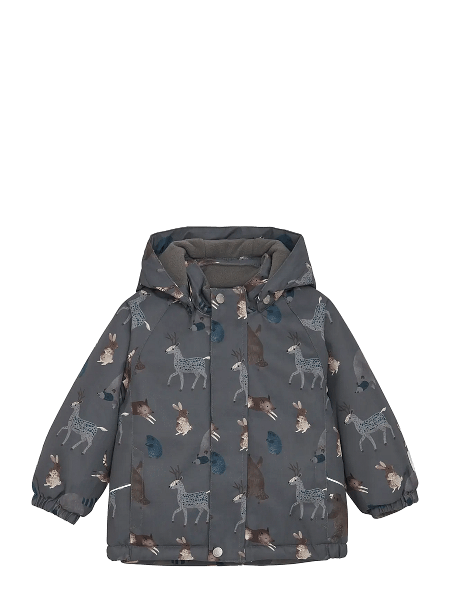 Minymo - Snow Jacket AOP - slidinėjimo striukės - dark gull grey - 0