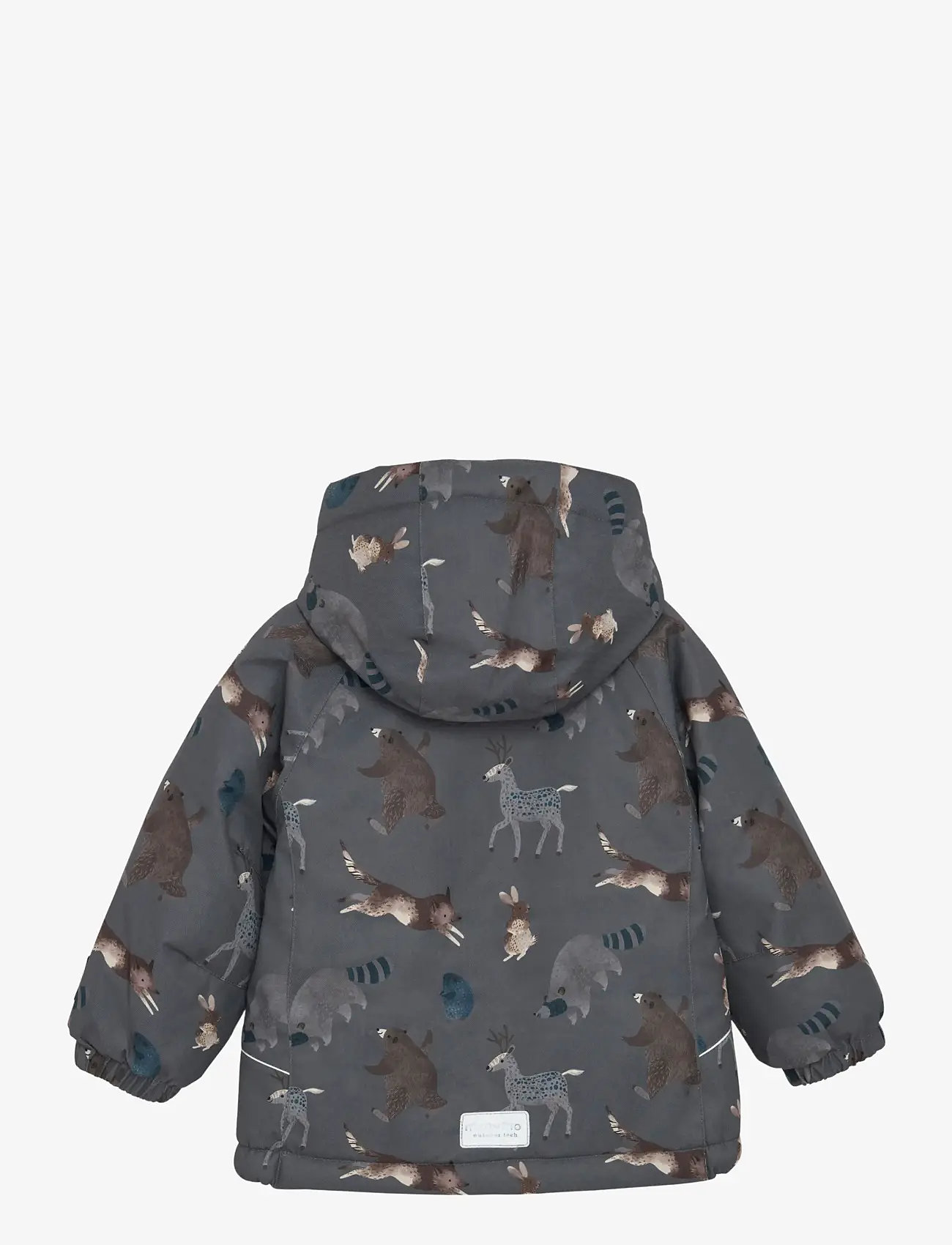 Minymo - Snow Jacket AOP - suusajoped - dark gull grey - 1