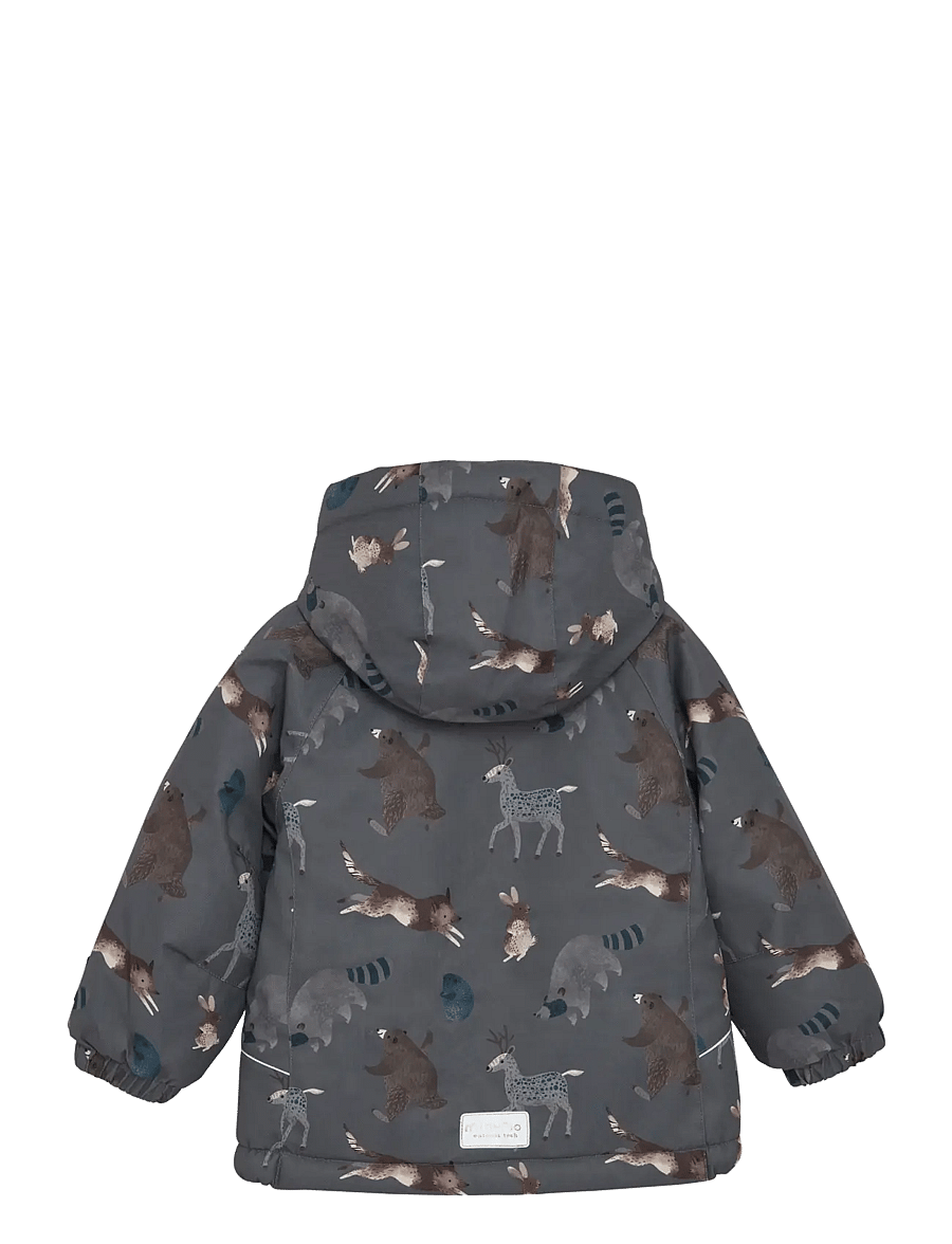 Minymo - Snow Jacket AOP - slidinėjimo striukės - dark gull grey - 1